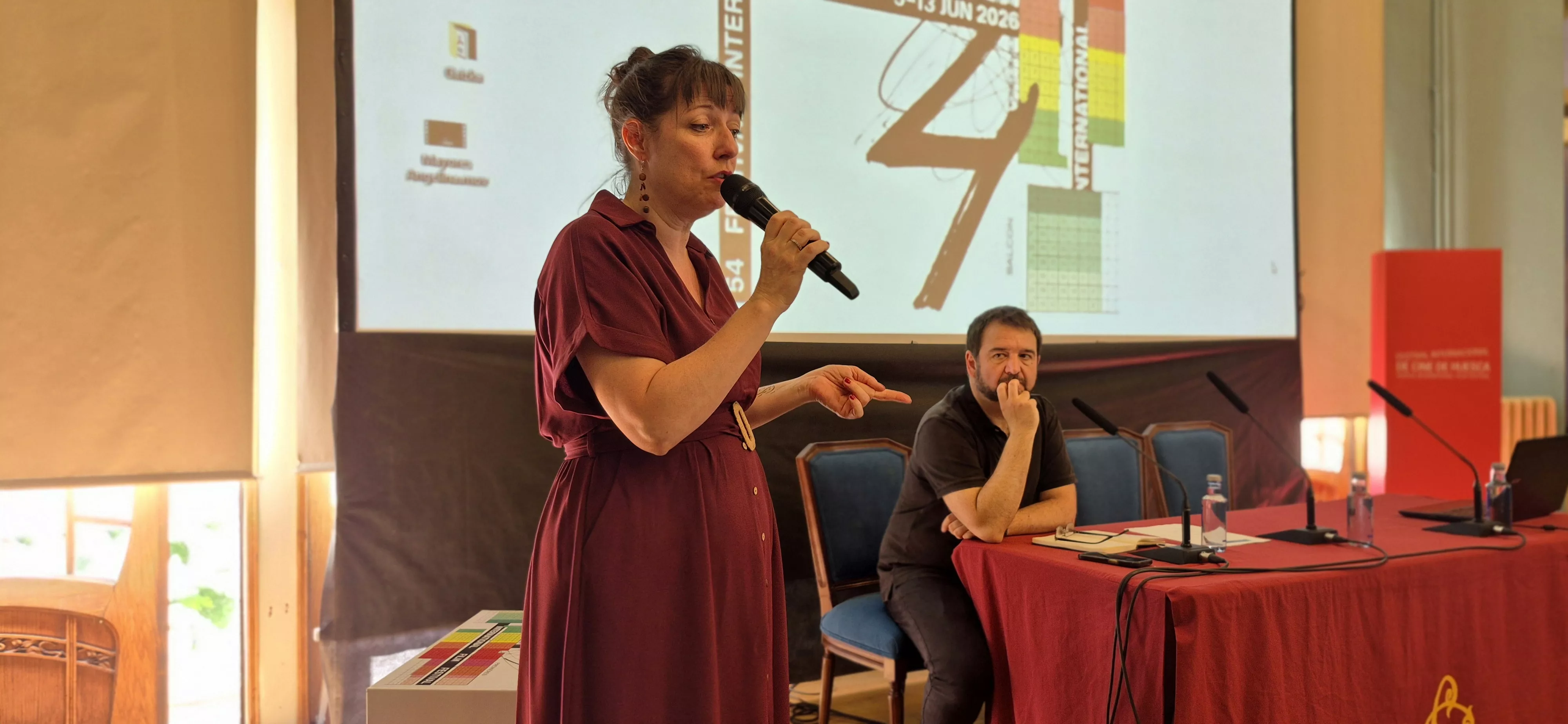 Estela Rasal, directora del Festival Internacional de Cine de Huesca. Foto Myriam Martínez