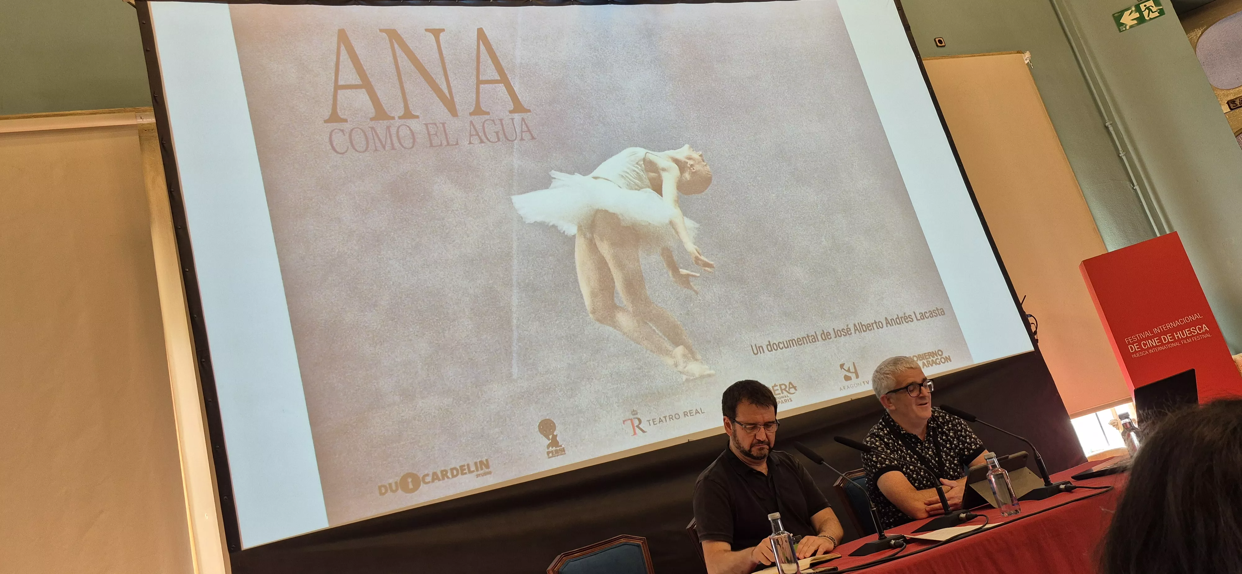 Presentación de Ana como el agua, de José Alberto Andrés Lacasta. Foto Myriam Martínez