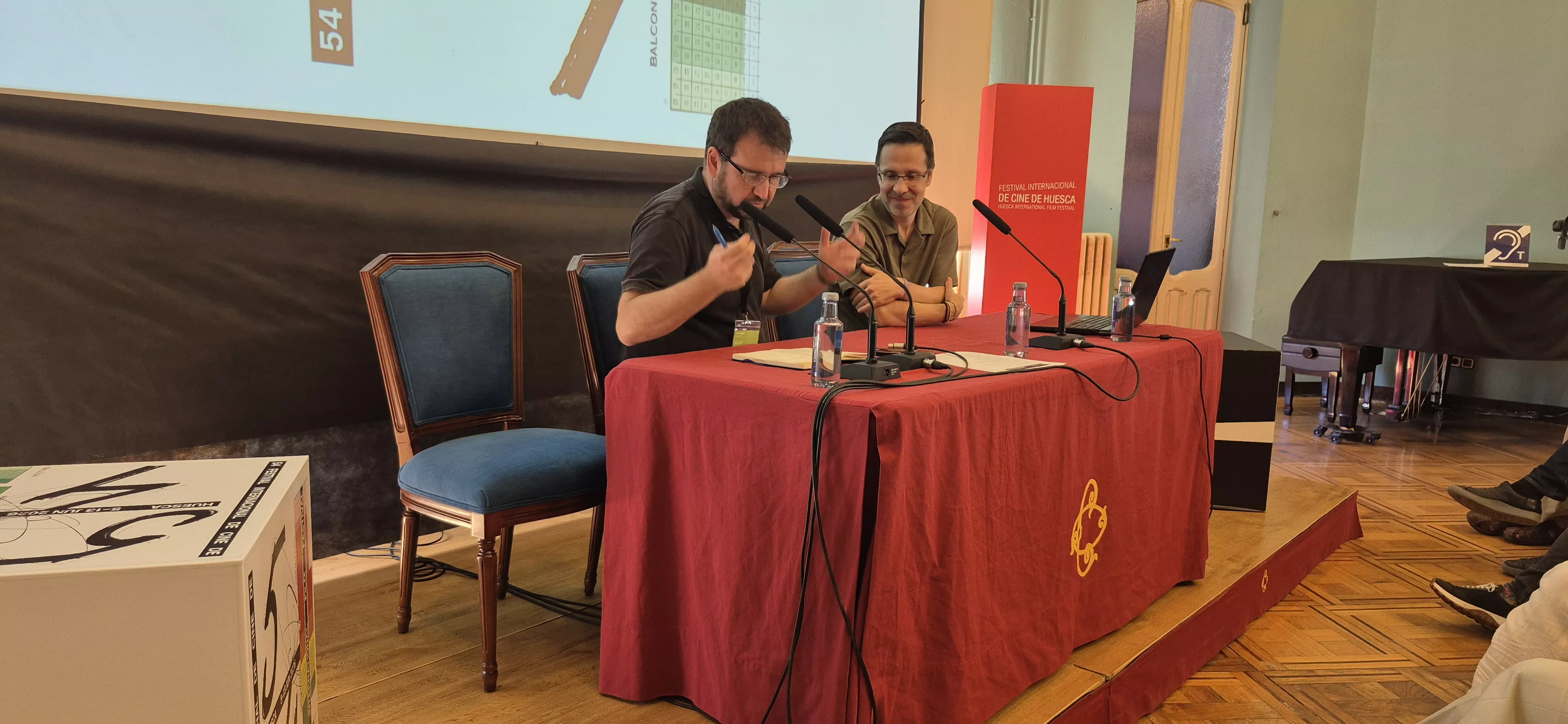 Presentación de Cuando la guerra borra tu nombre, de Germán Roda. Foto Myriam Martínez