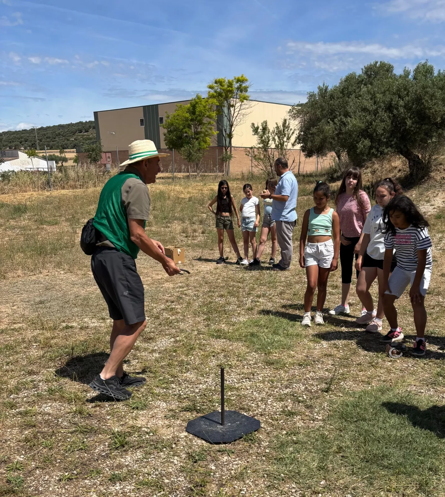 La Asociación Down Huesca en el cierre del programa Recreando Cultura. 