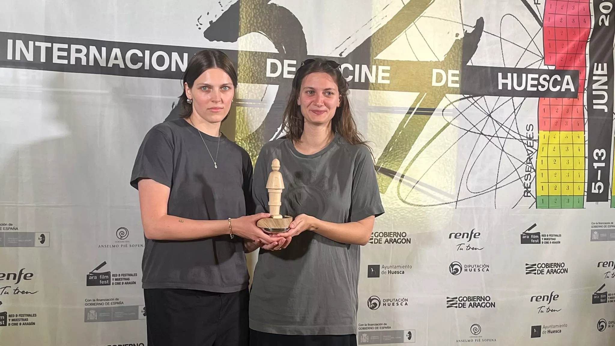 Entrega de premios del Festival Internacional de Cine de Huesca. Foto Mercedes Manterola