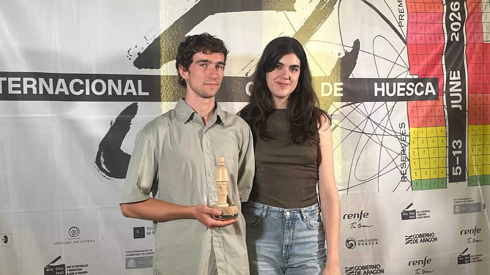 Entrega de premios del Festival Internacional de Cine de Huesca. Foto Mercedes Manterola