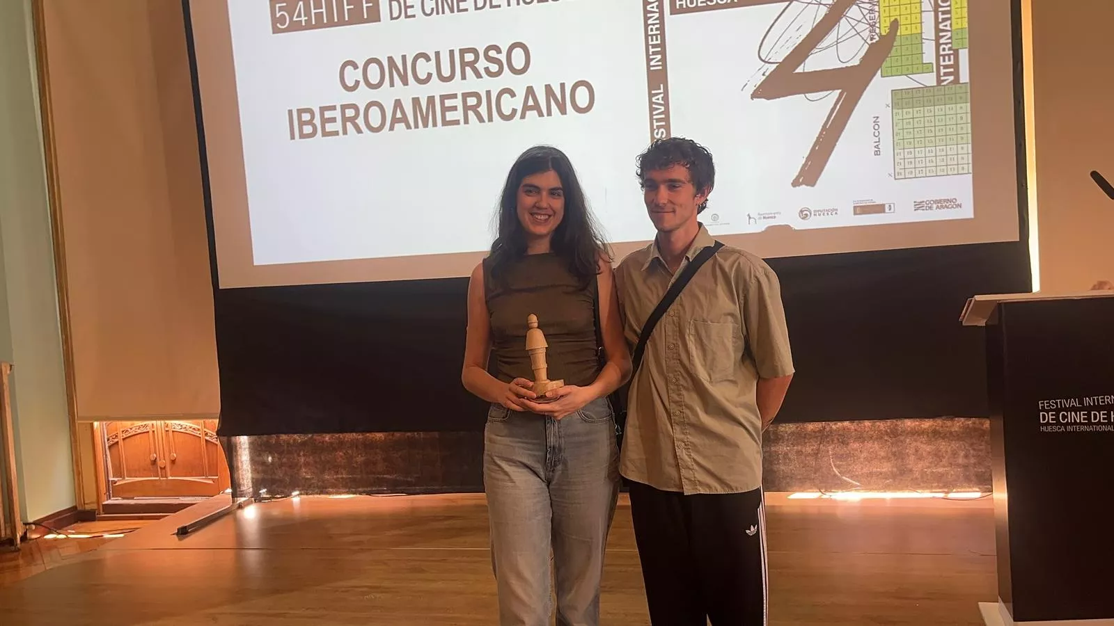 Entrega de premios del Festival Internacional de Cine de Huesca. Foto Mercedes Manterola