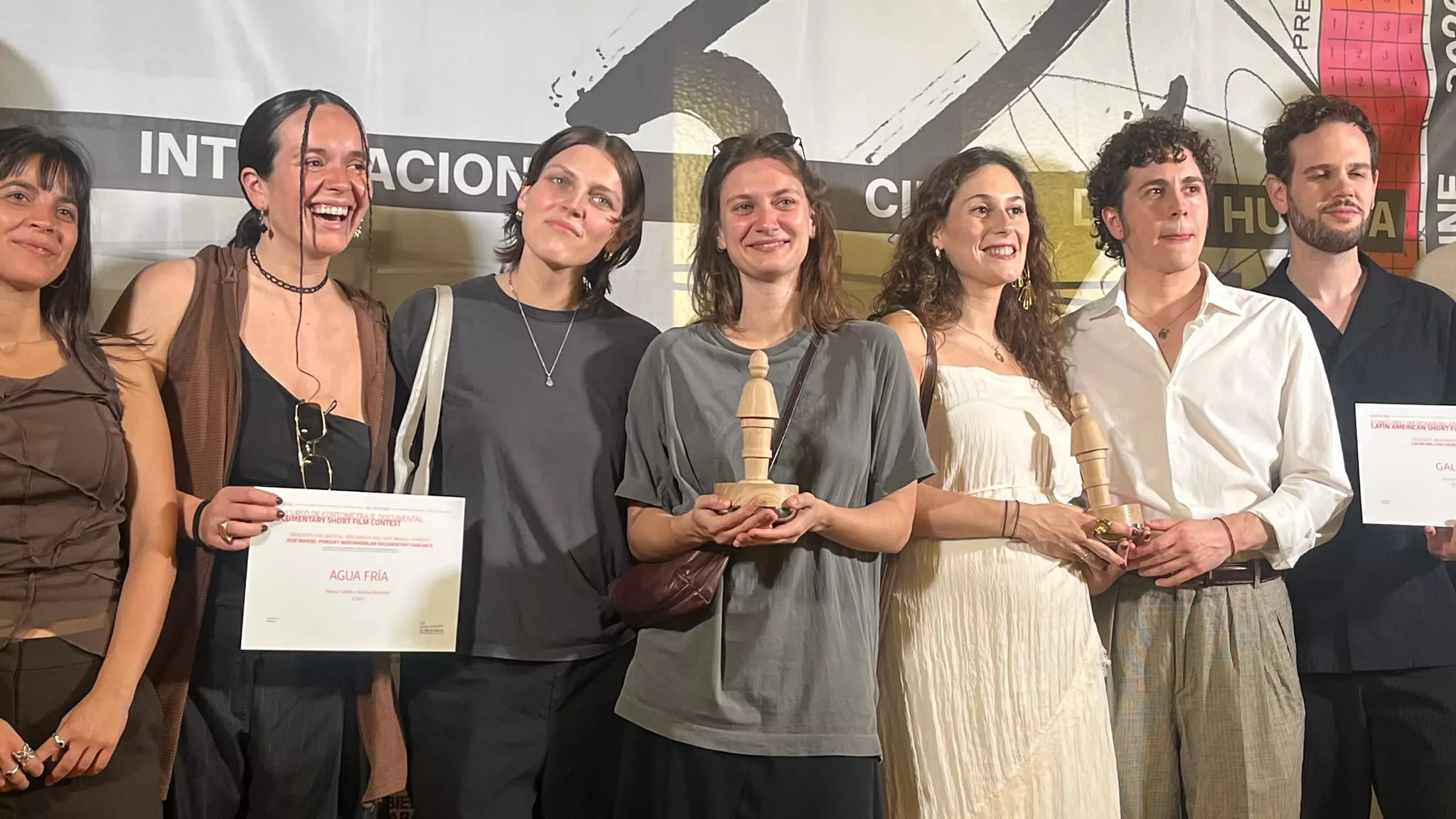Entrega de premios del Festival Internacional de Cine de Huesca. Foto Mercedes Manterola