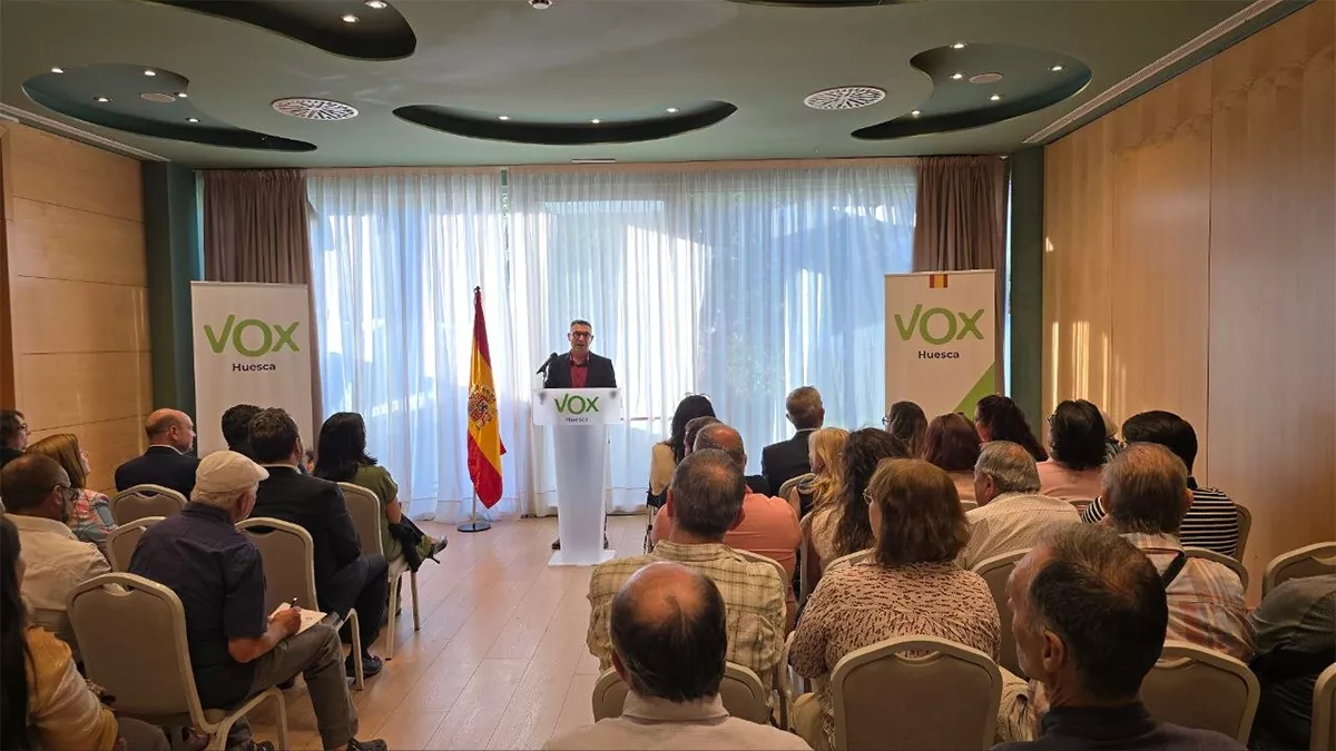 Presentación del Comité Ejecutivo Provincial de VOX en Huesca