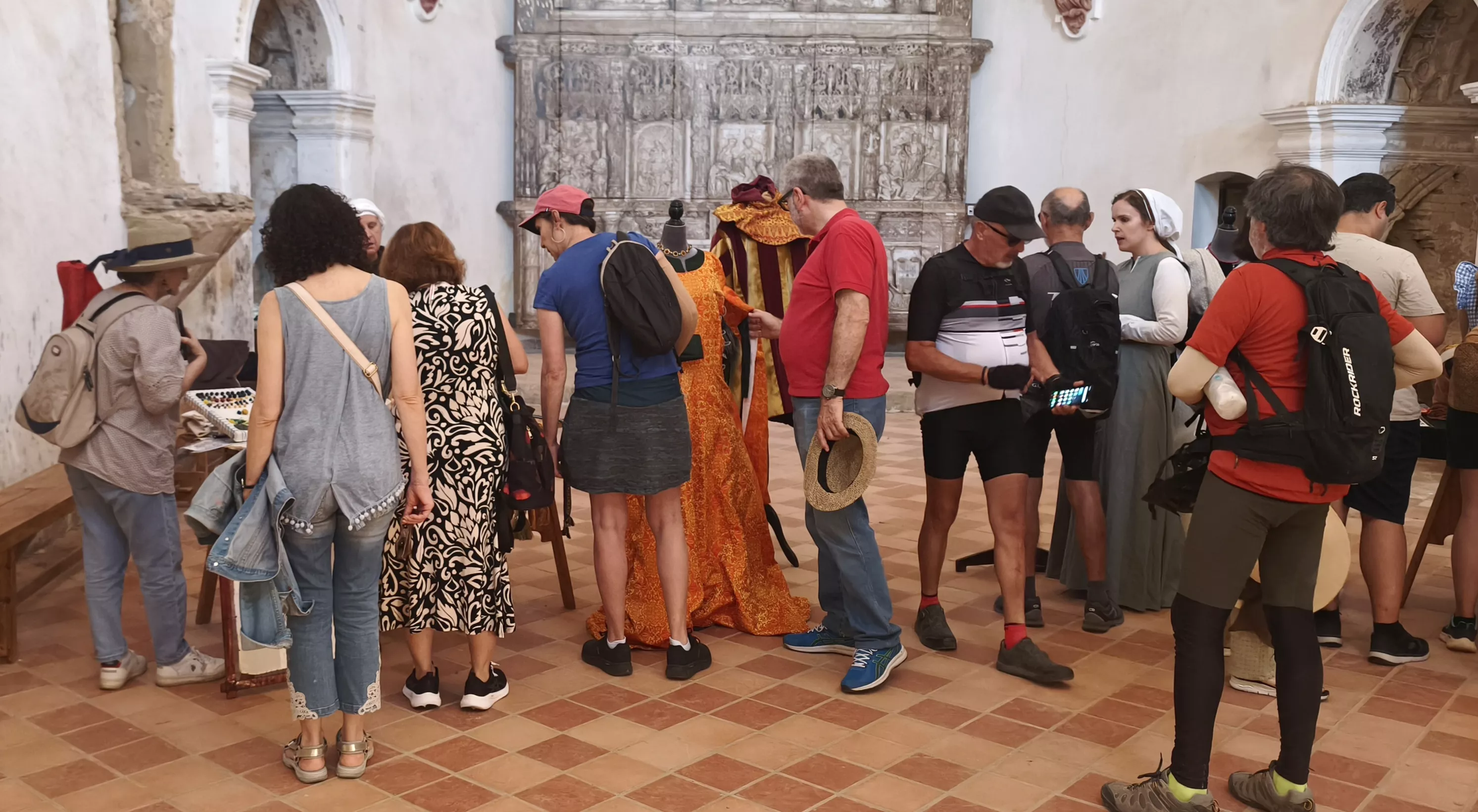 Recreación histórica en el Castillo de Montearagón. Foto María José Sampietro Brosed