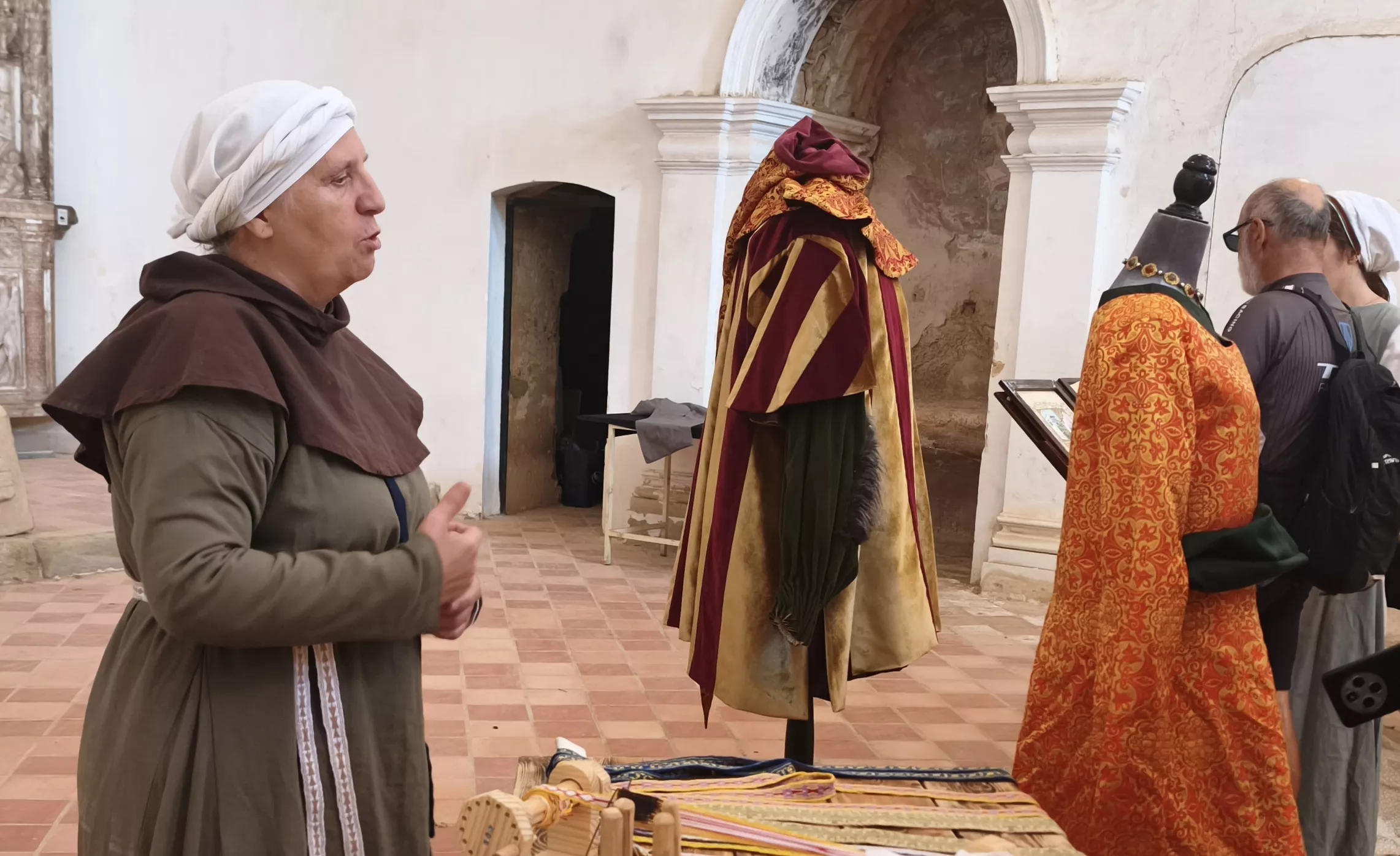 Recreación histórica en el Castillo de Montearagón. Foto María José Sampietro Brosed