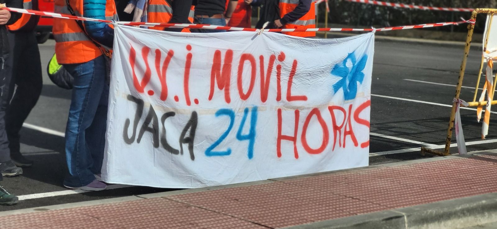 Protesta de profesionales de Urgencias y Transporte Sanitario. Foto: Myriam Martínez