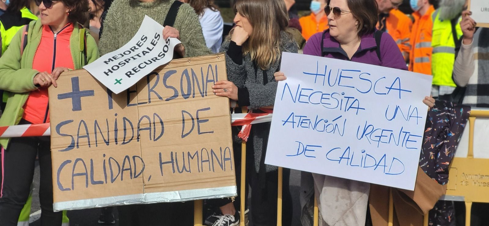 Protesta de profesionales de Urgencias y Transporte Sanitario. Foto: Myriam Martínez