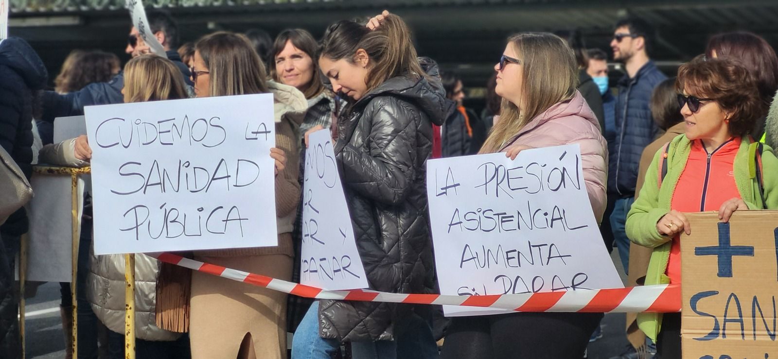 Protesta de profesionales de Urgencias y Transporte Sanitario. Foto: Myriam Martínez