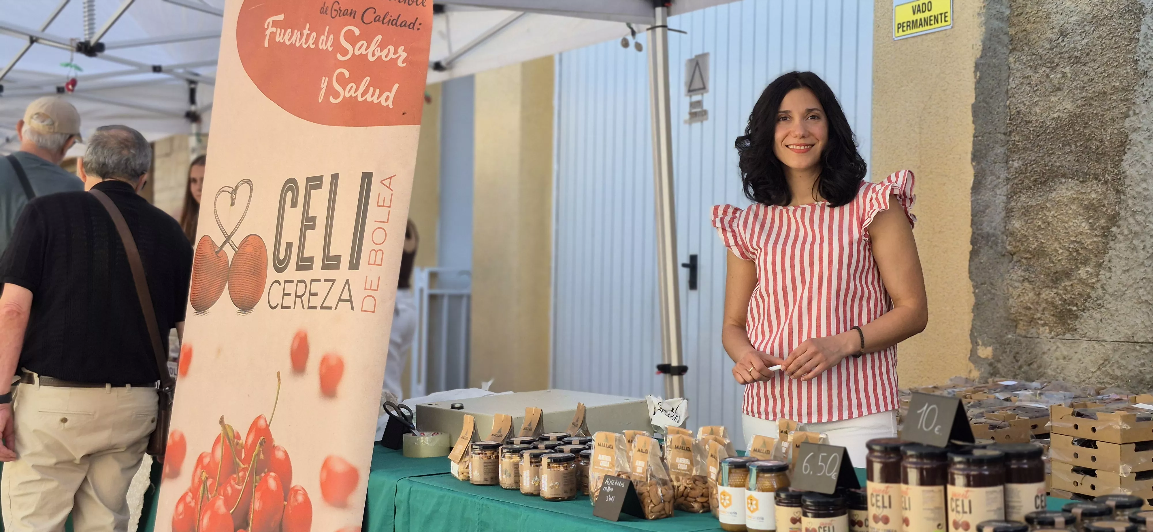 Feria de la Cereza de Bolea. Foto Myriam Martínez
