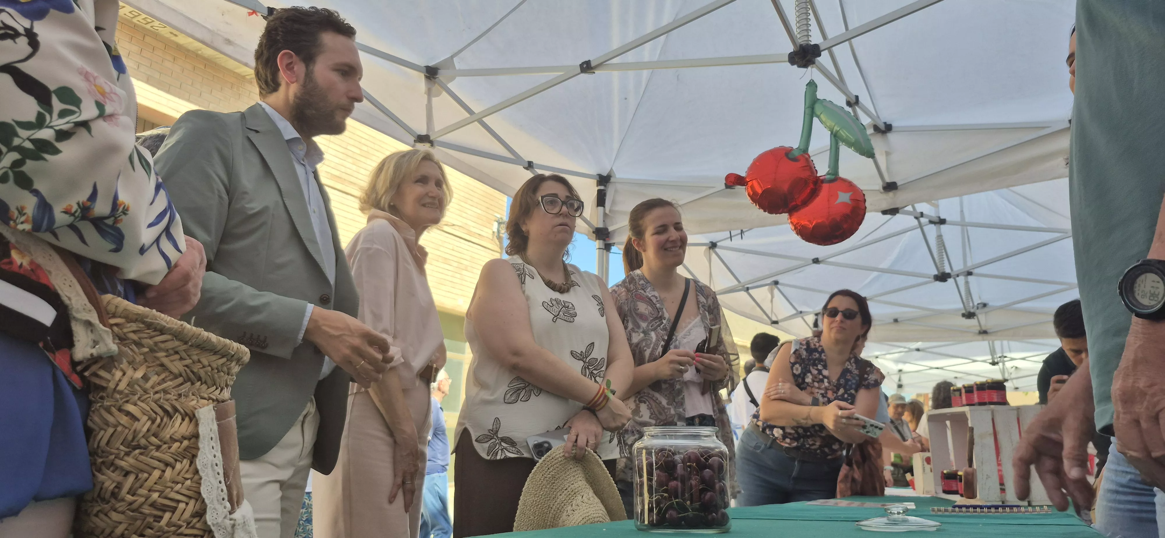 Feria de la Cereza de Bolea. Foto Myriam Martínez