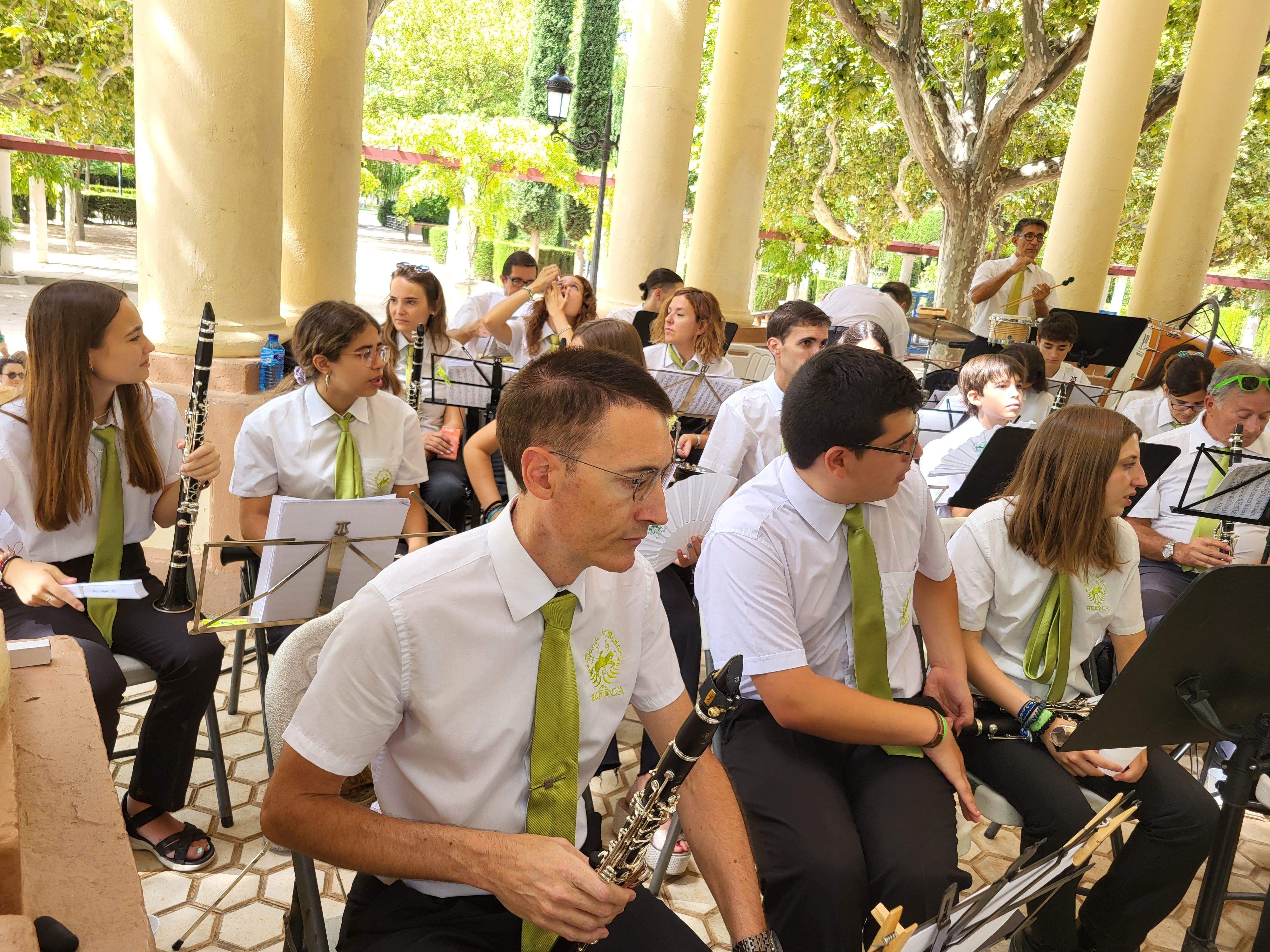 Actuación de la Banda de Música de Huesca. Foto Myriam Martínez (2)