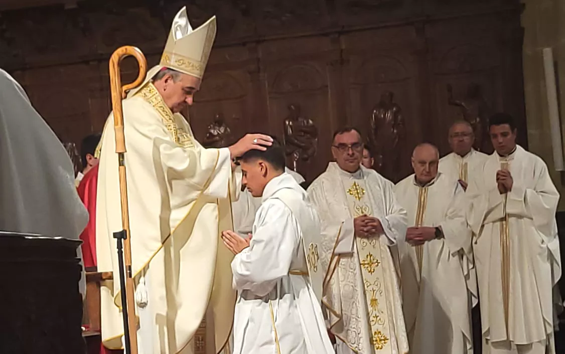 Marcos Rivera, nuevo sacerdote de la Diócesis de Huesca. Foto María José Sampietro Brosed