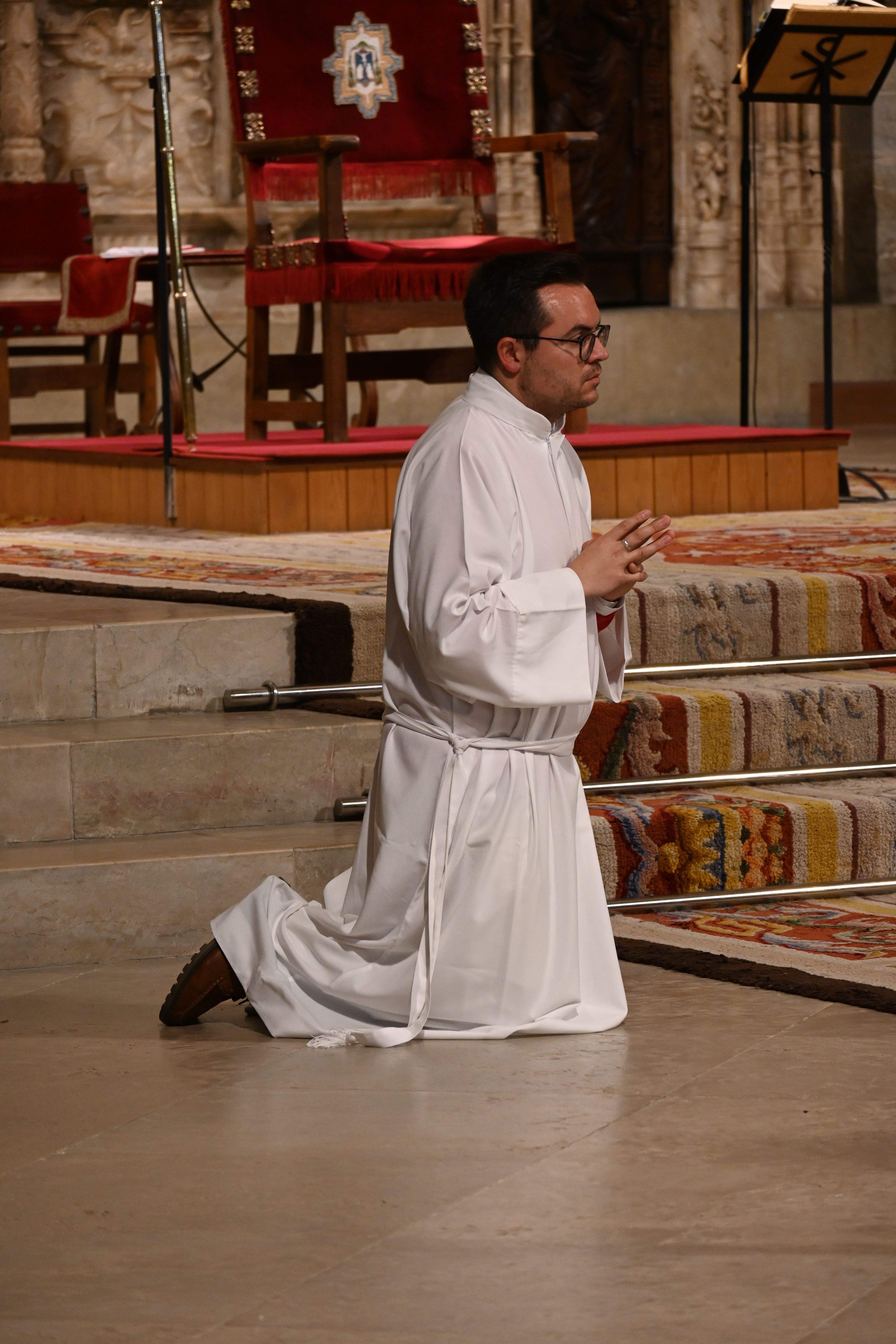 Imposición de Ceniza en la Catedral de Huesca. Foto Carlos Jalle