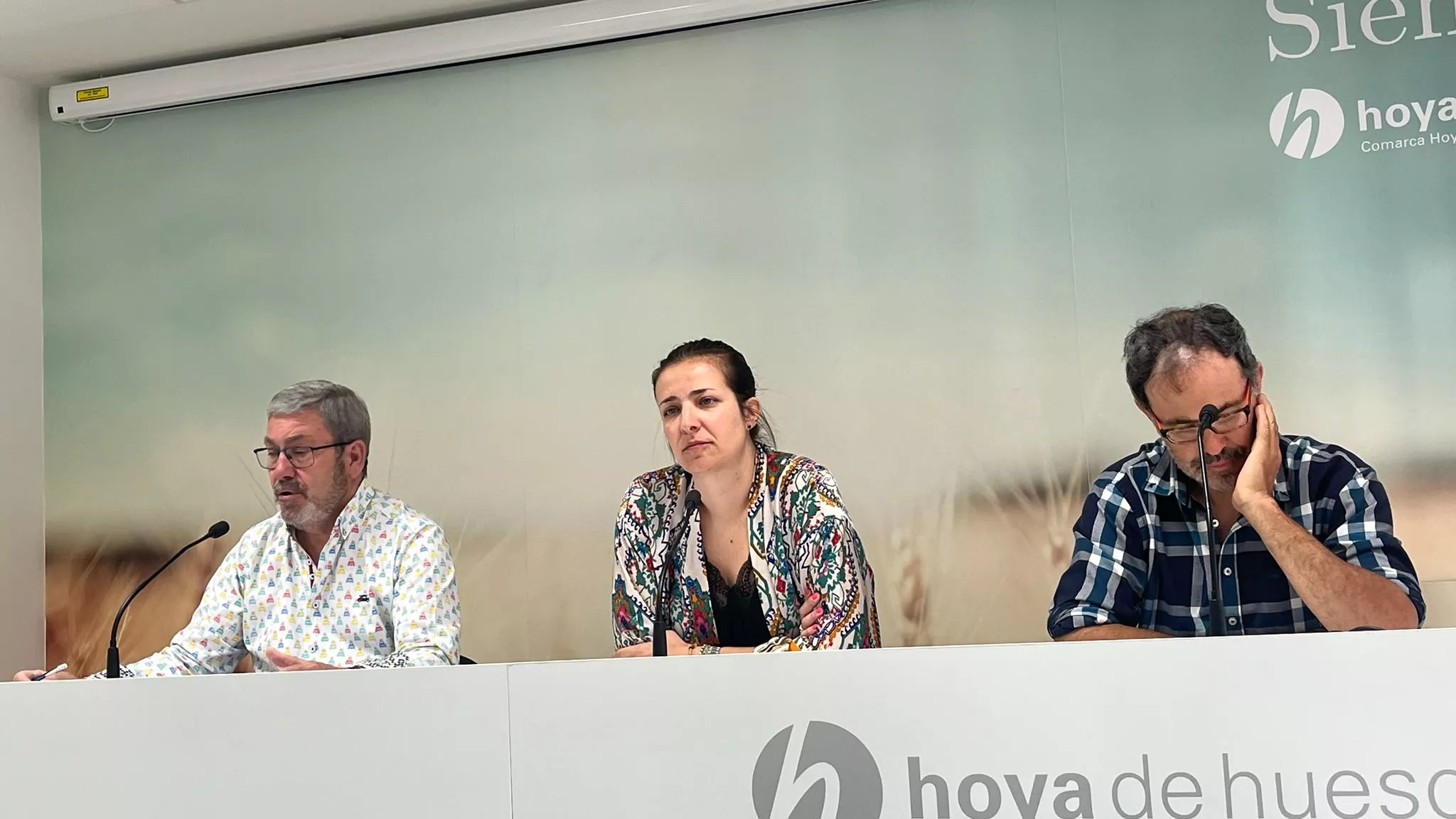 Veintemilla, Soler y Monaj han presentado el acuerdo de uso del Punto Limpio de Huesca.