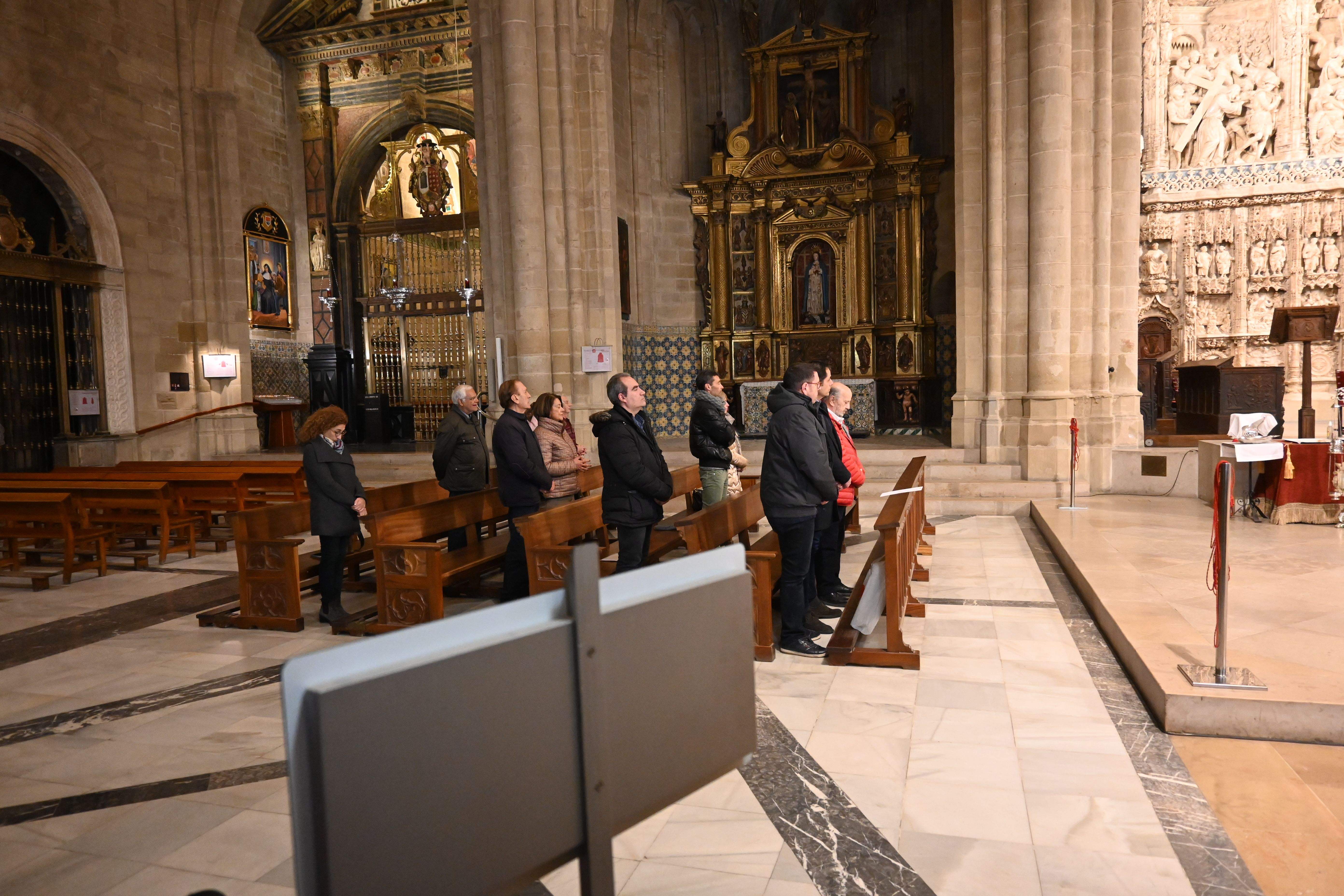 Imposición de Ceniza en la Catedral de Huesca. Foto Carlos Jalle