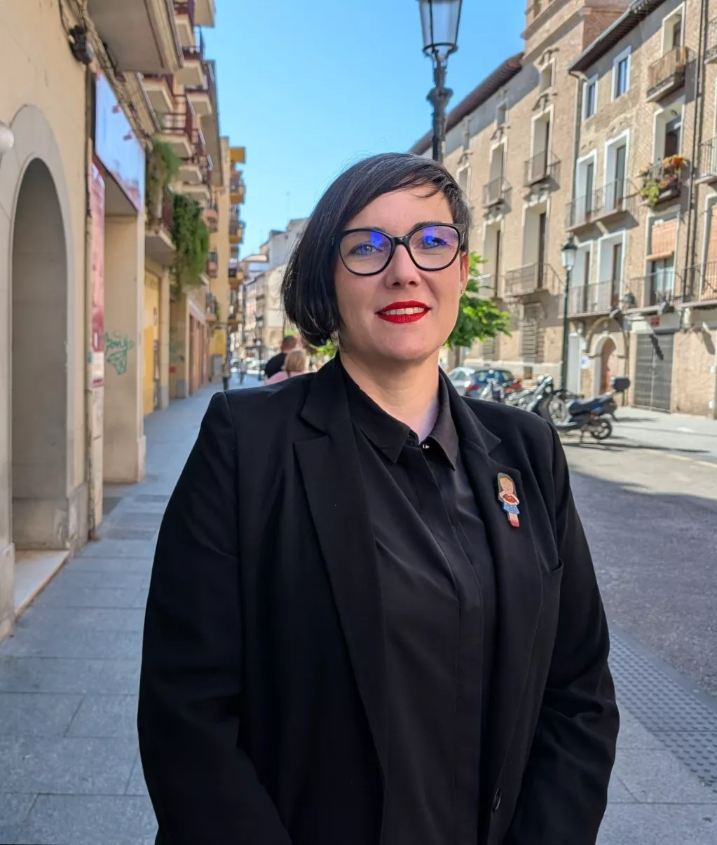 Verónica Villagrasa, diputada de CHA en las Cortes de Aragón.