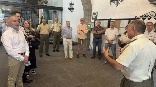 Inauguración de la exposición '100 años de La Victoria' en Jaca. Inauguración de la exposición '100 años de La Victoria' en Jaca.
