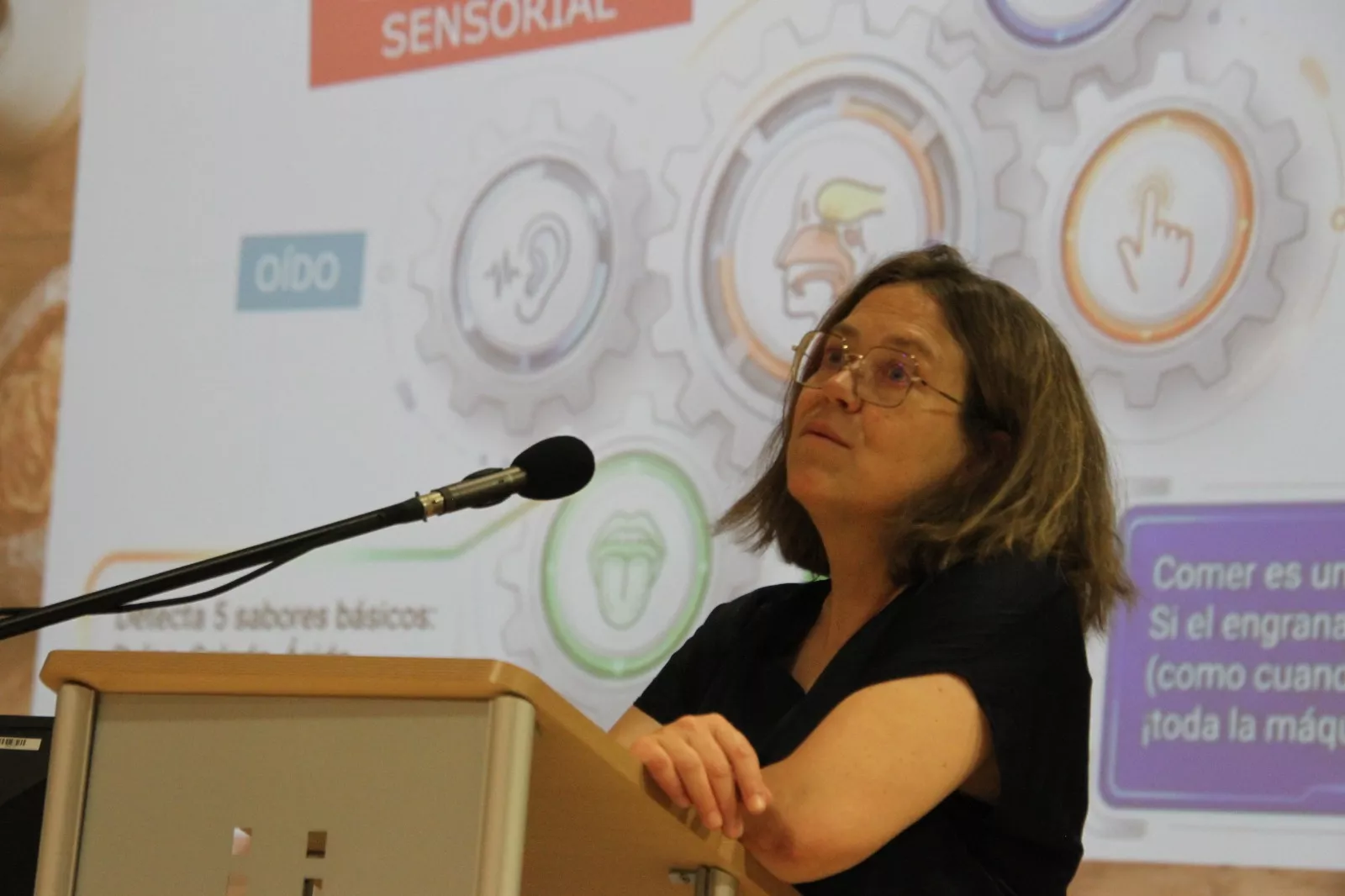 Teresa Sanclemente en Unizar Kids: Cómo será la vida en 2075 en el Campus de Huesca. Foto Carlos Neofato