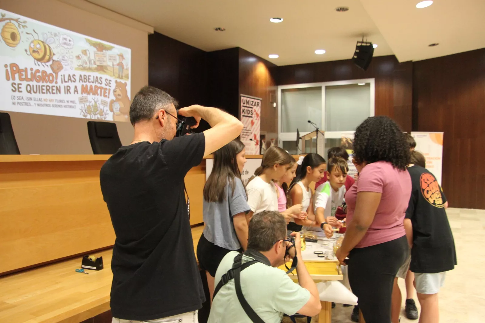 Unizar Kids: Cómo será la vida en 2075 en el Campus de Huesca. Foto Carlos Neofato