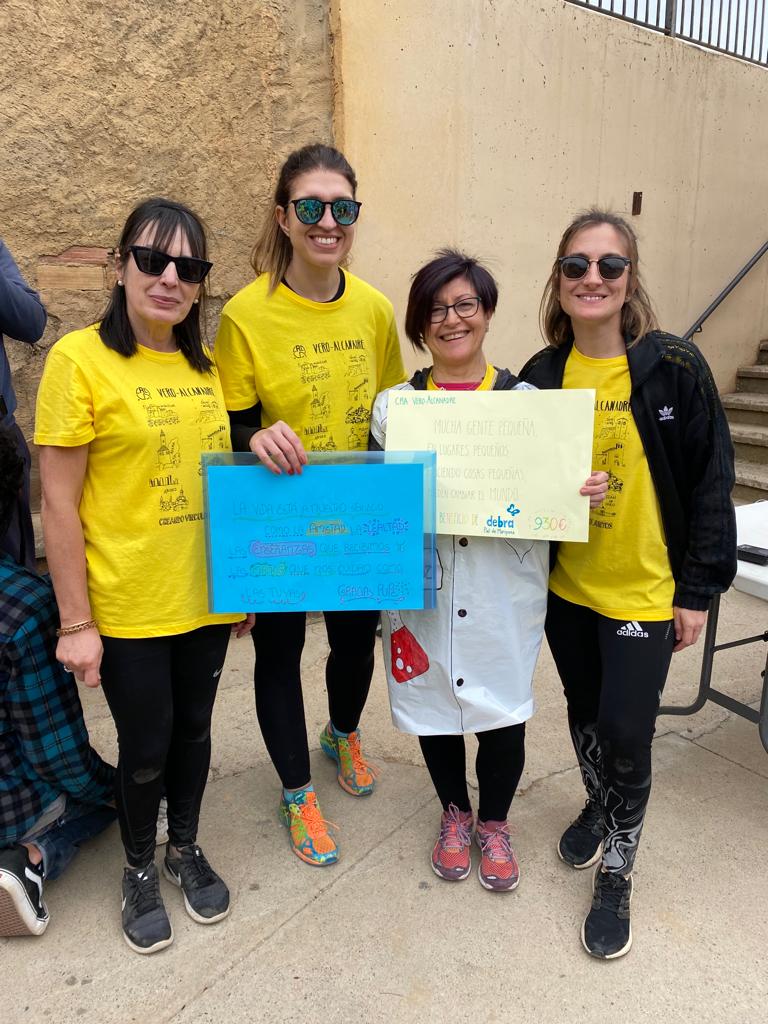 Imágenes de las actividades realizadas por el CRA Vero-Alcanadre en beneficio de Debra piel de mariposa