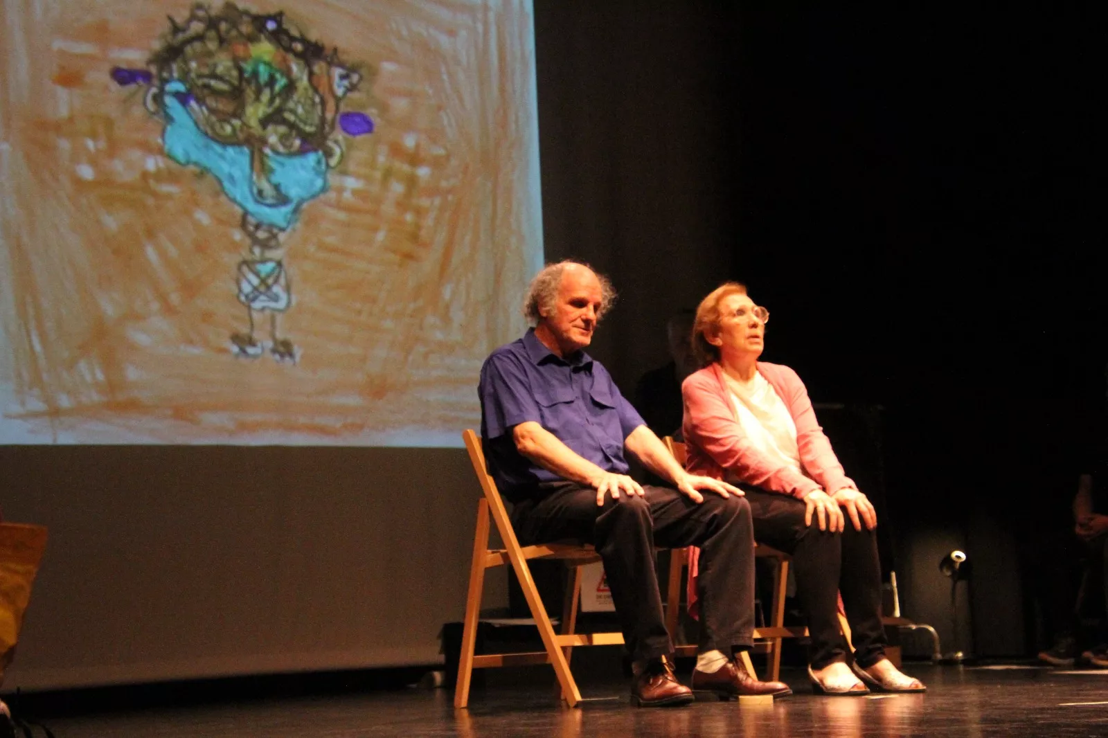 Grupo "En obras" en la Muestra de Teatro Joven con la obra "Casa". Foto Carlos Neofato