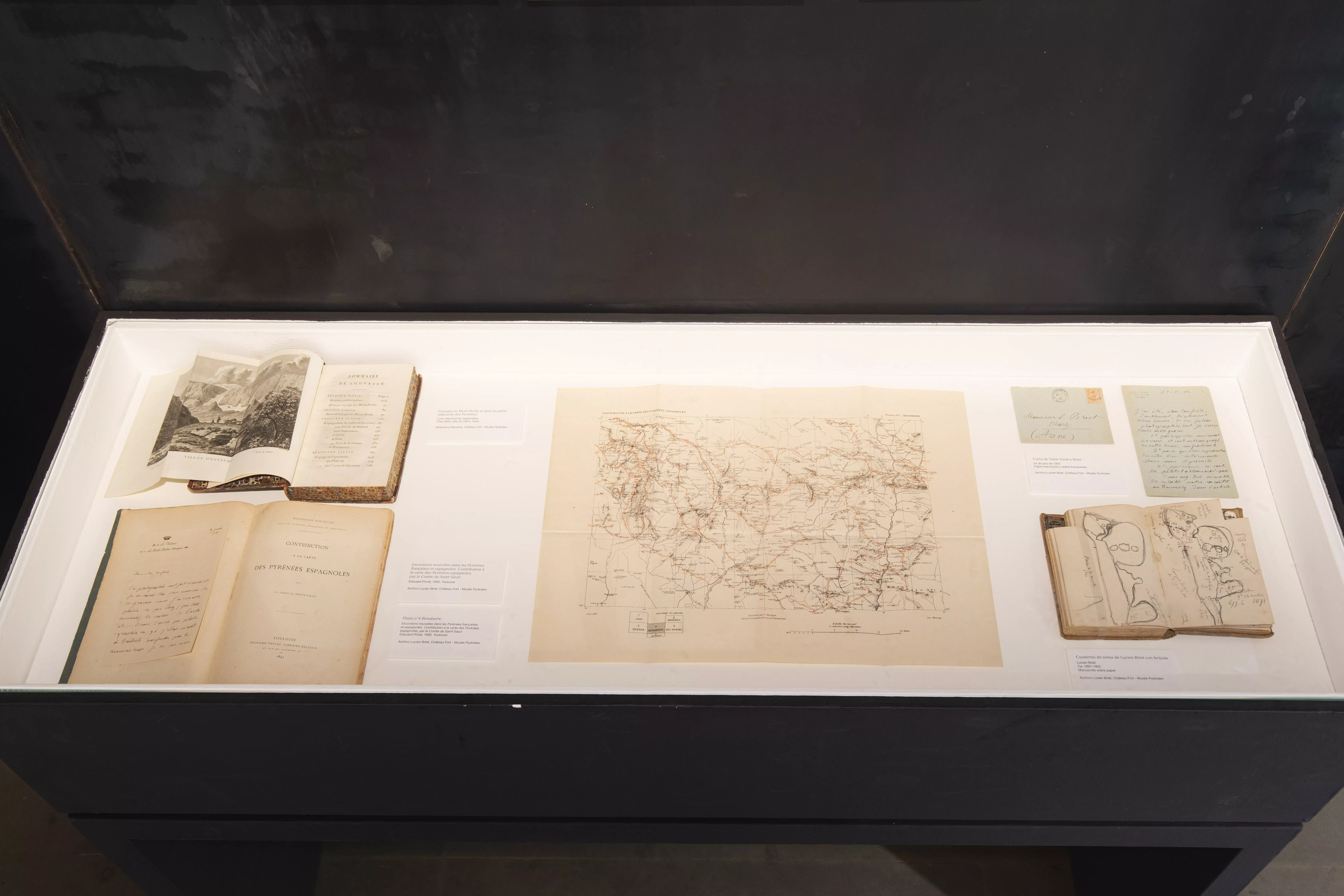 Exposición sobre Lucien Briet en la Diputación Provincial de Huesca. Foto Javier Broto/DPH