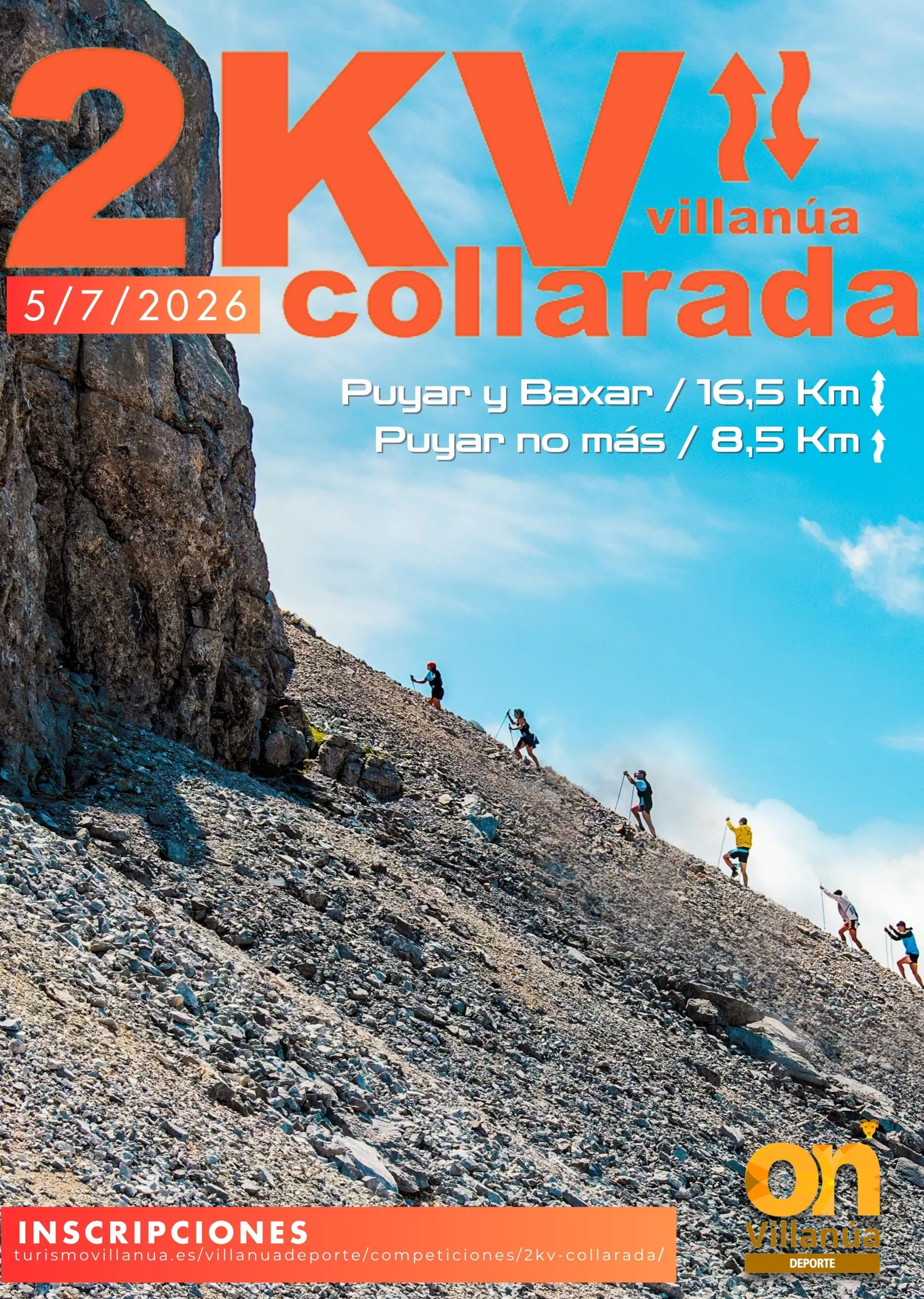 Cartel de la prueba.