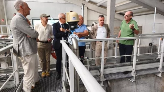 Visita del consejero a la estación Visita del consejero a la estación