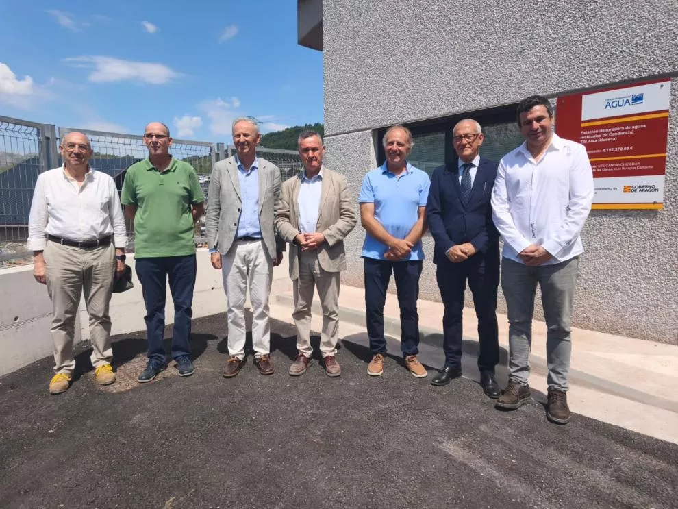 Visita de Biendicho a las nuevas estaciones depuradoras de aguas residuales