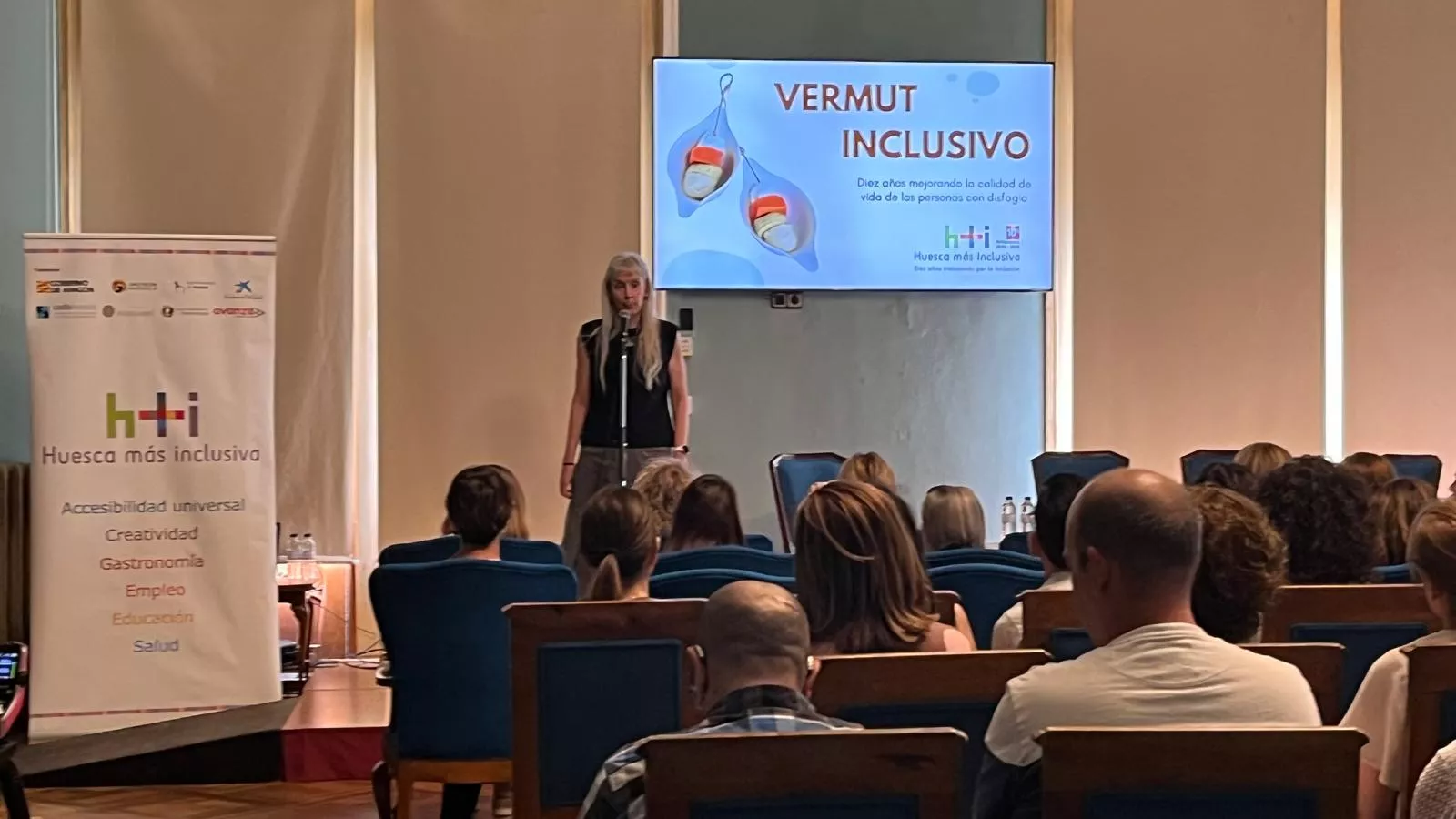 “Vermut Solidario” de Huesca más inclusiva. Foto Mercedes Manterola