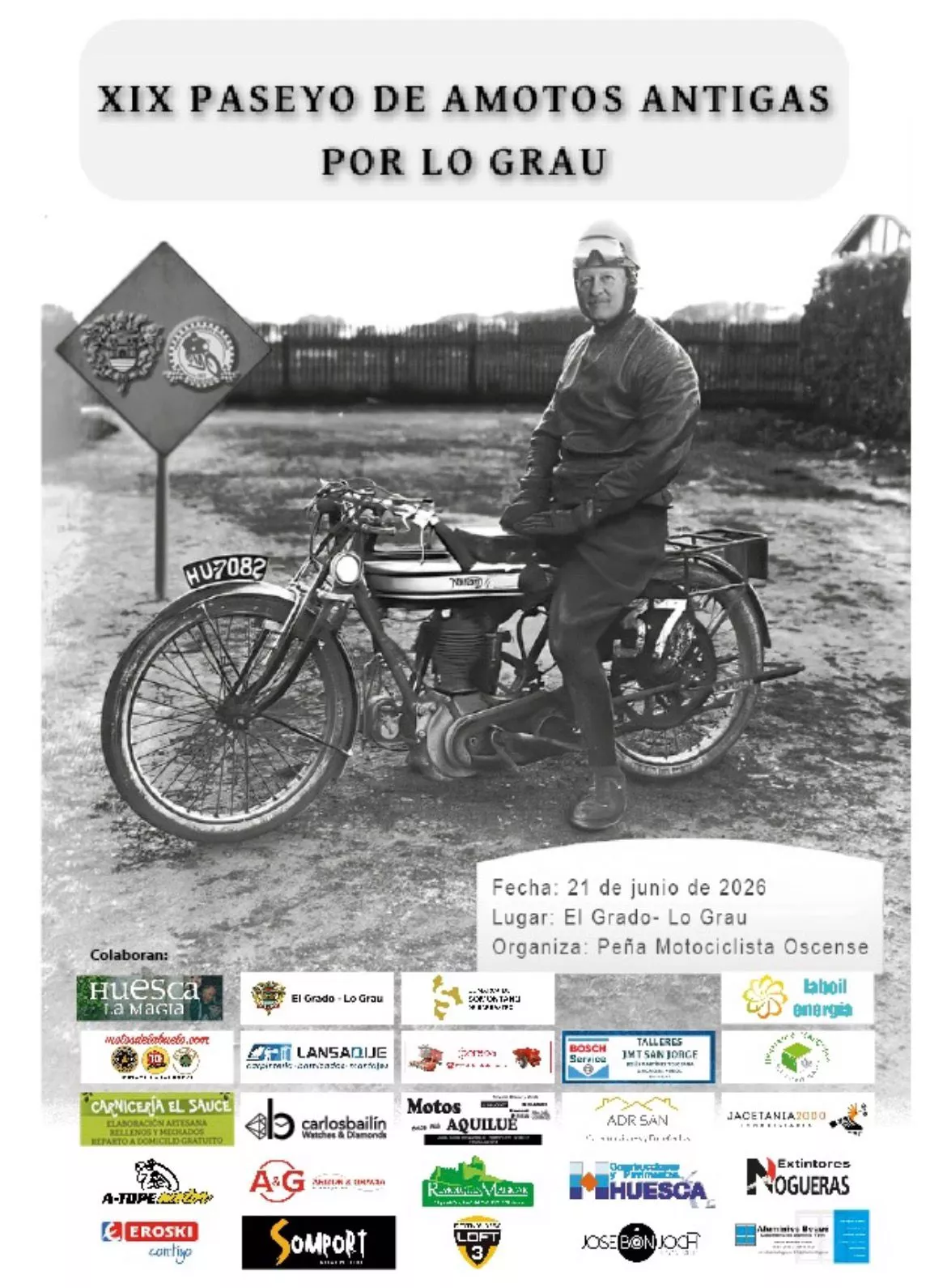 Cartel de la prueba.