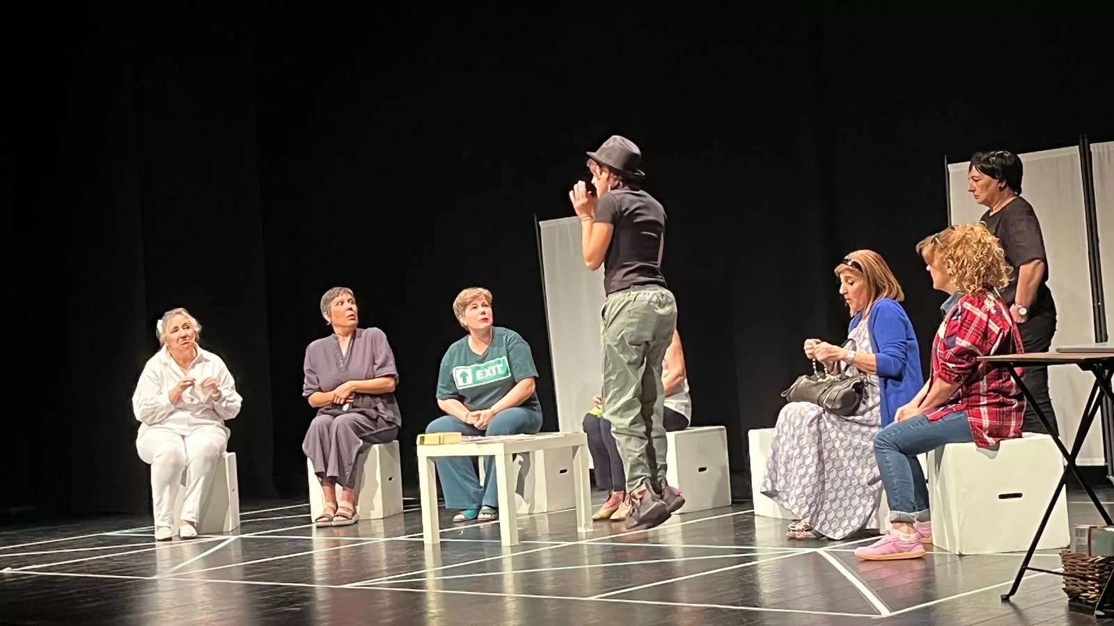 Representación de 'Toc-Toc' en la Muestra de Teatro y Danza de Huesca. Foto Mercedes Manterola