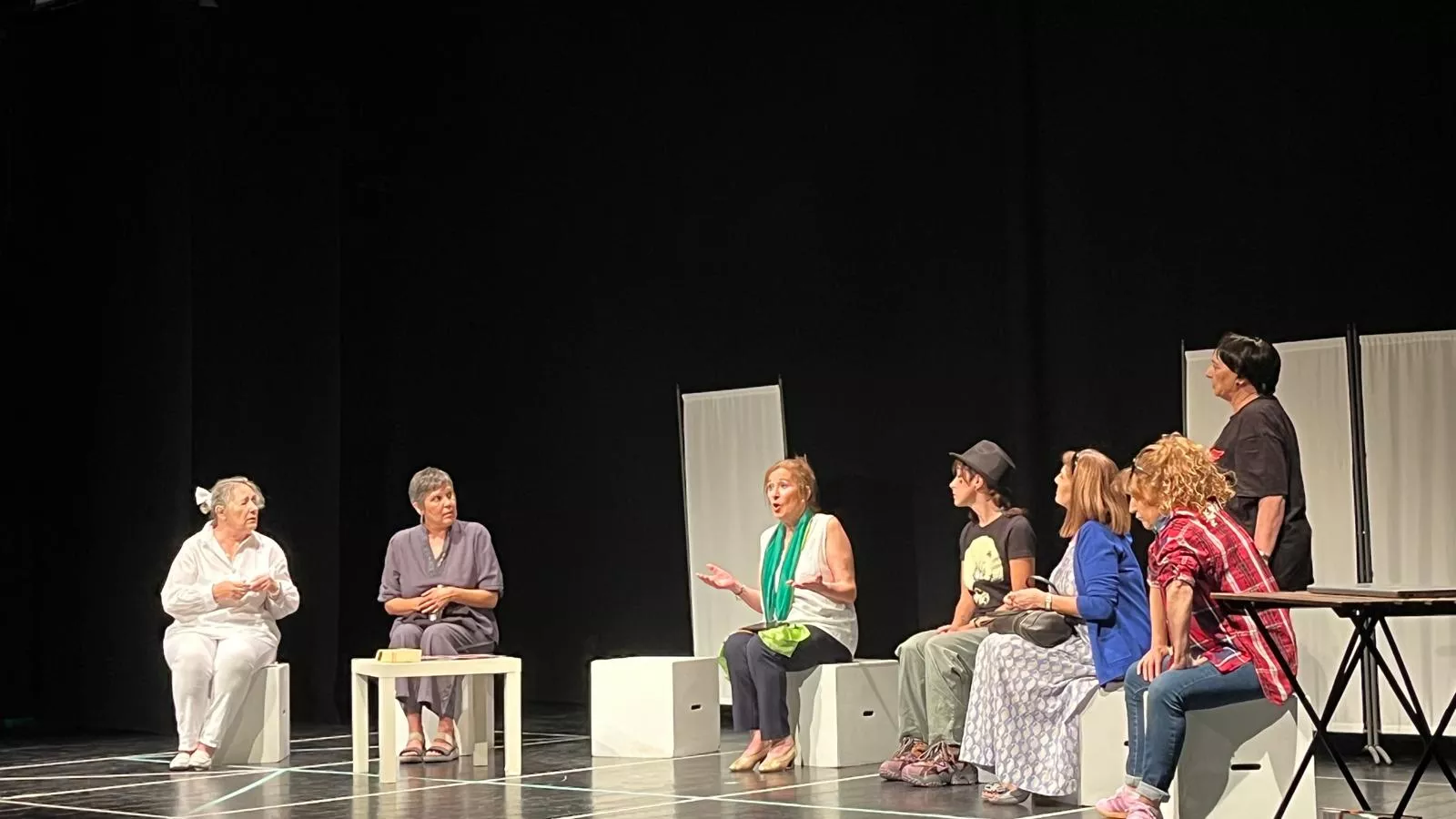 Representación de 'Toc-Toc' en la Muestra de Teatro y Danza de Huesca. Foto Mercedes Manterola