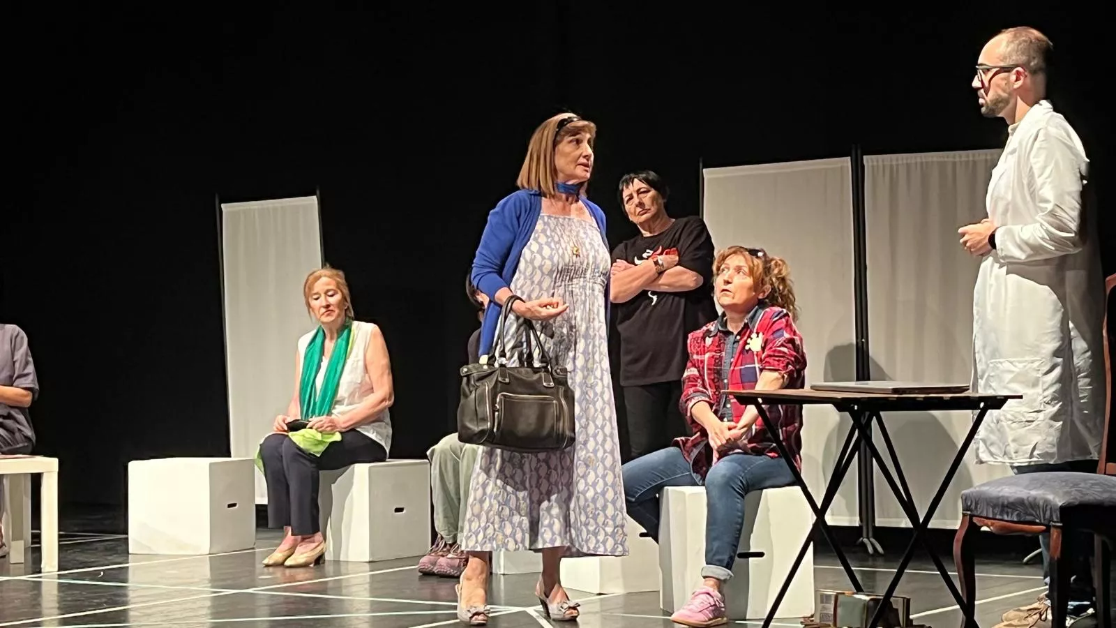 Representación de 'Toc-Toc' en la Muestra de Teatro y Danza de Huesca. Foto Mercedes Manterola