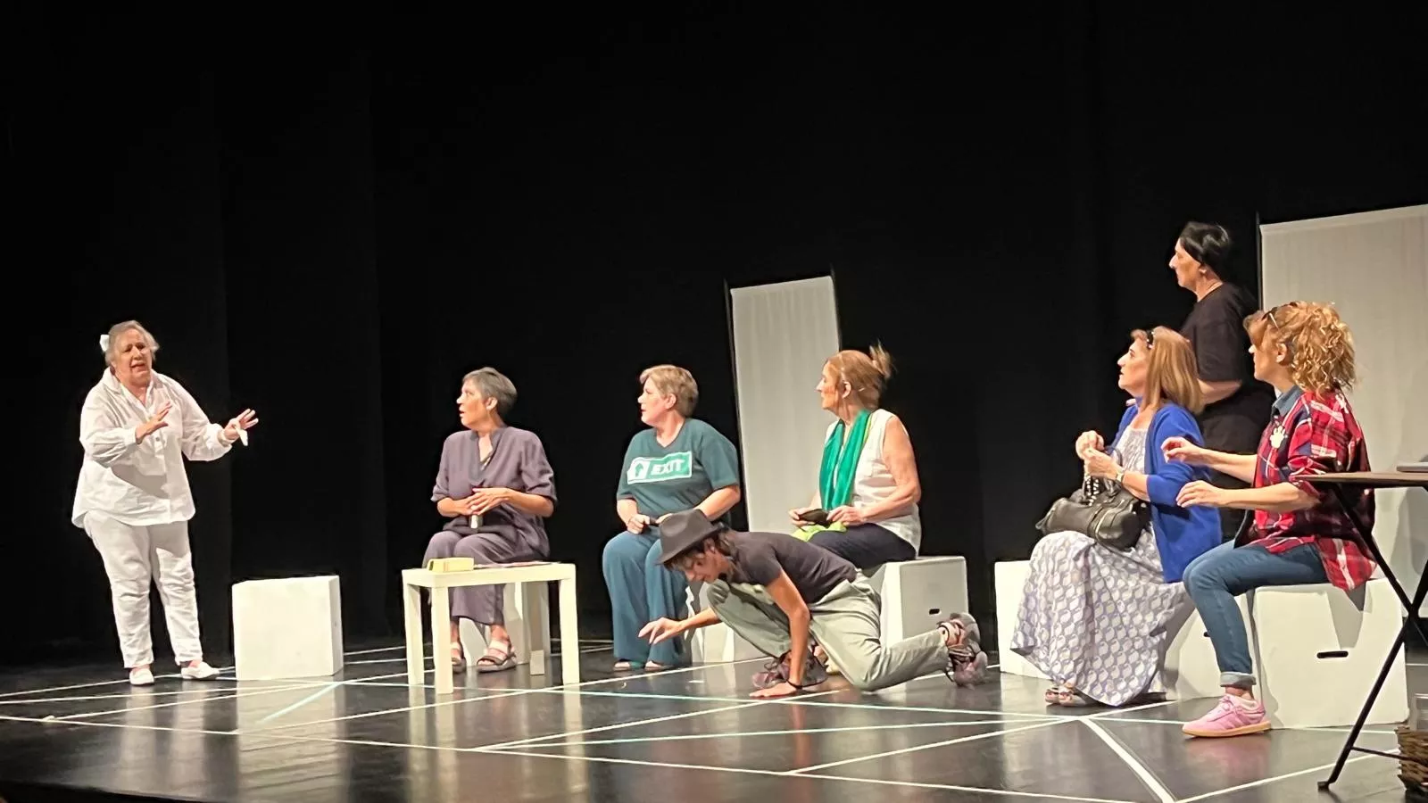 Representación de 'Toc-Toc' en la Muestra de Teatro y Danza de Huesca. Foto Mercedes Manterola