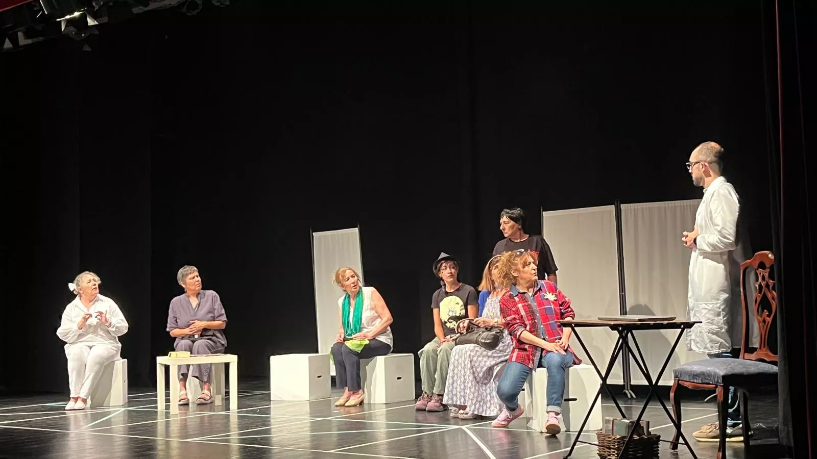 Representación de 'Toc-Toc' en la Muestra de Teatro y Danza de Huesca. Foto Mercedes Manterola