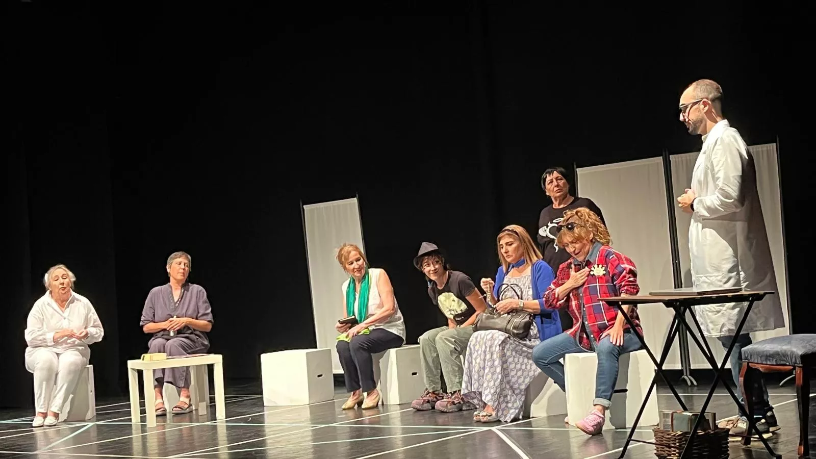Representación de 'Toc-Toc' en la Muestra de Teatro y Danza de Huesca. Foto Mercedes Manterola