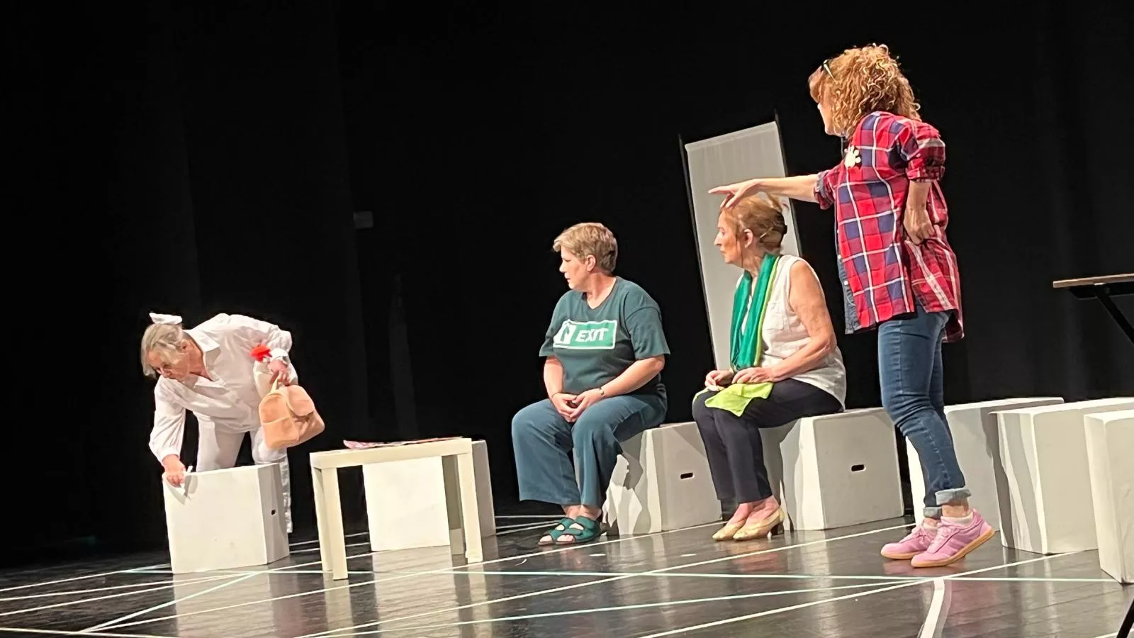 Representación de 'Toc-Toc' en la Muestra de Teatro y Danza de Huesca. Foto Mercedes Manterola