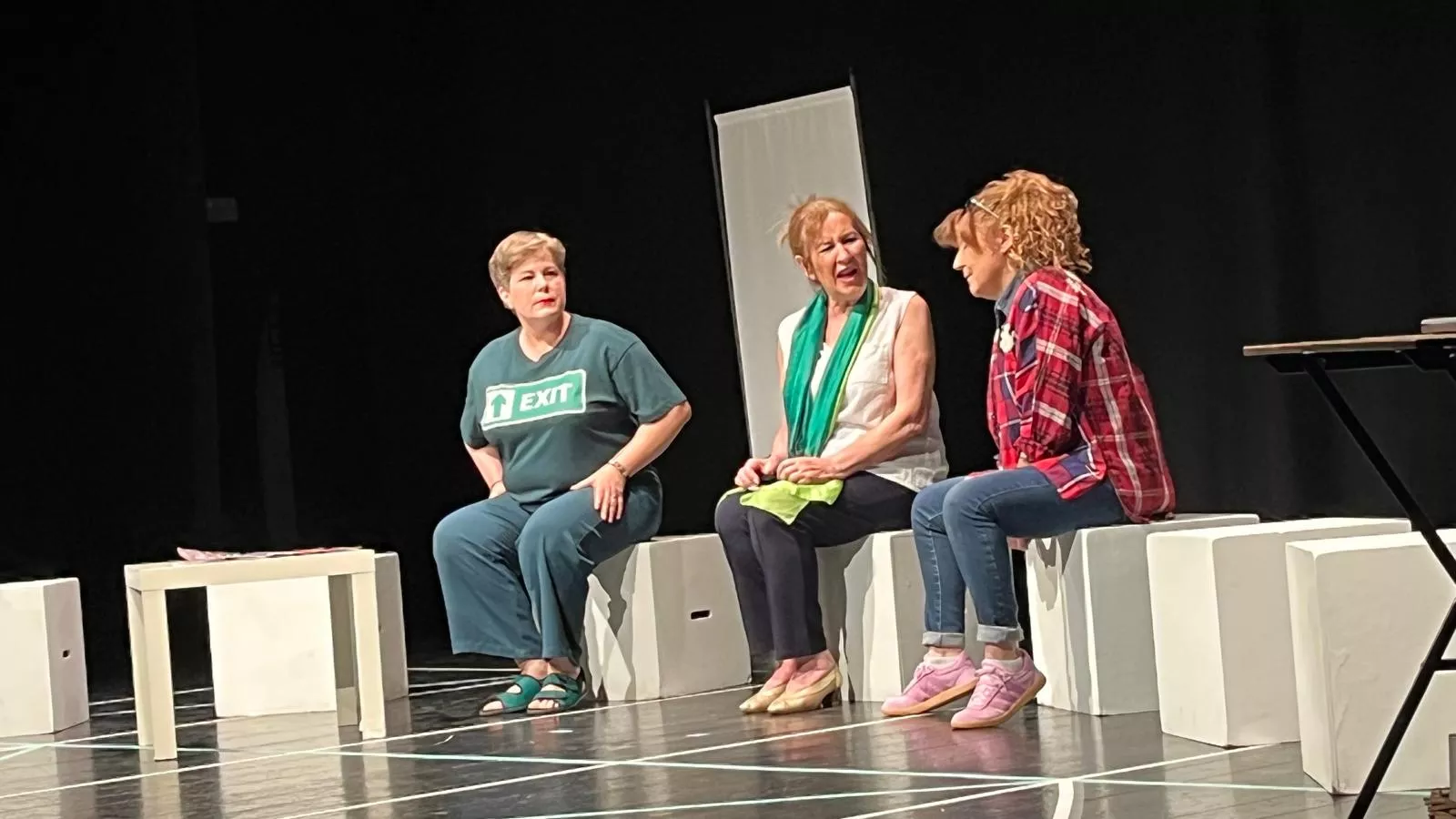 Representación de 'Toc-Toc' en la Muestra de Teatro y Danza de Huesca. Foto Mercedes Manterola