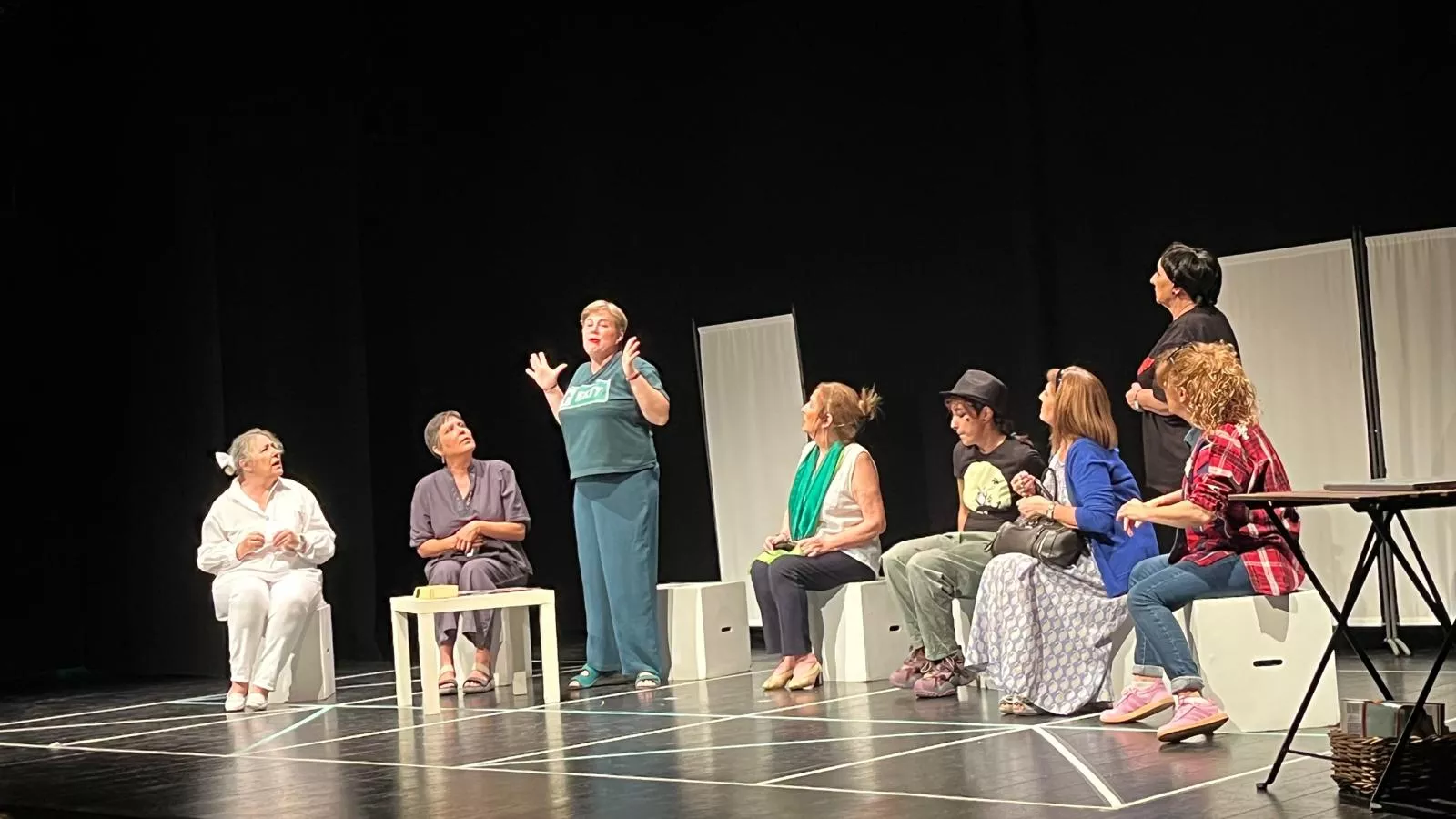 Representación de 'Toc-Toc' en la Muestra de Teatro y Danza de Huesca. Foto Mercedes Manterola