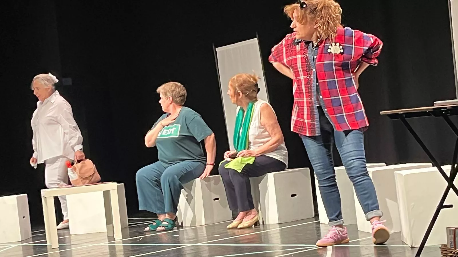 Representación de 'Toc-Toc' en la Muestra de Teatro y Danza de Huesca. Foto Mercedes Manterola