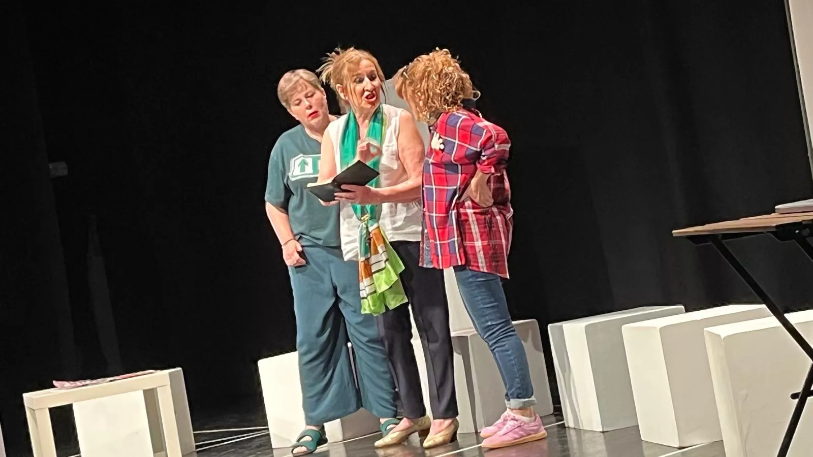 Representación de 'Toc-Toc' en la Muestra de Teatro y Danza de Huesca. Foto Mercedes Manterola