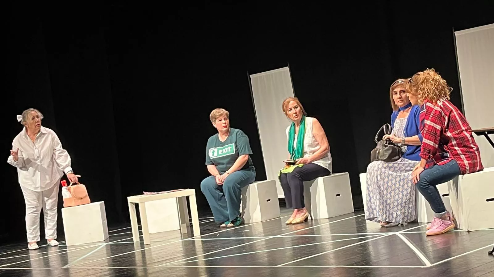 Representación de 'Toc-Toc' en la Muestra de Teatro y Danza de Huesca. Foto Mercedes Manterola