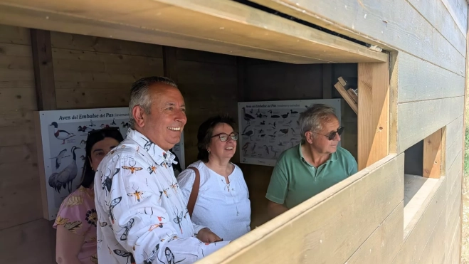 Carlos Campo ha visitado la Finca San Miguel de Belver de Cinca. Foto José Andrés López Carlos Campo ha visitado la Finca San Miguel de Belver de Cinca. Foto José Andrés López