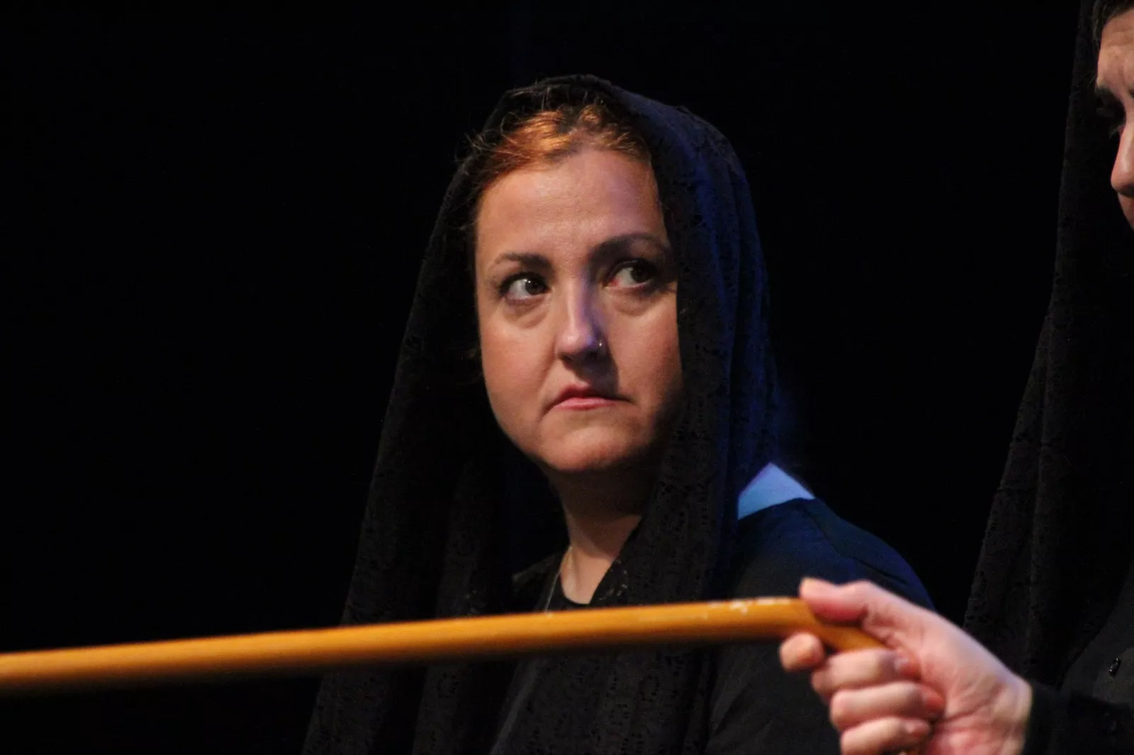 Representación de 'La casa de Bernarda Alba' por Alcorque Teatro en la Muestra Joven. Foto Carlos Neofato