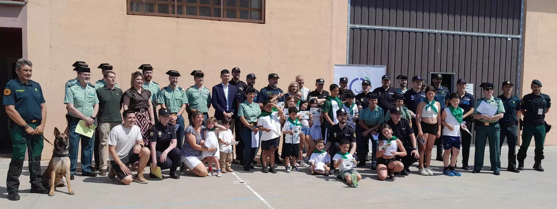 Jornada de agradecimiento en Bolea a los agentes de seguridad.