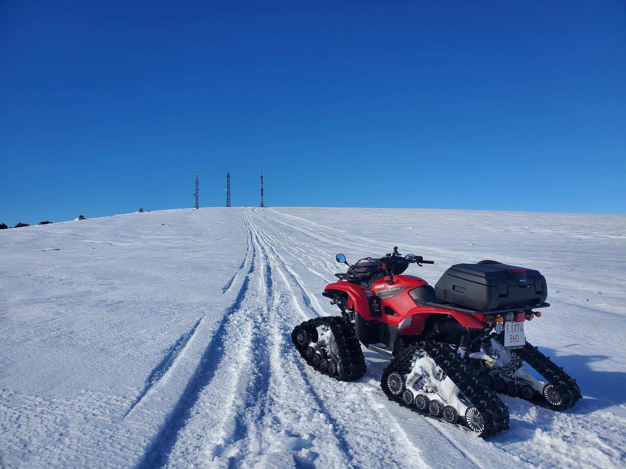 Una atención en la nieve para resolver una incidencia telefónica