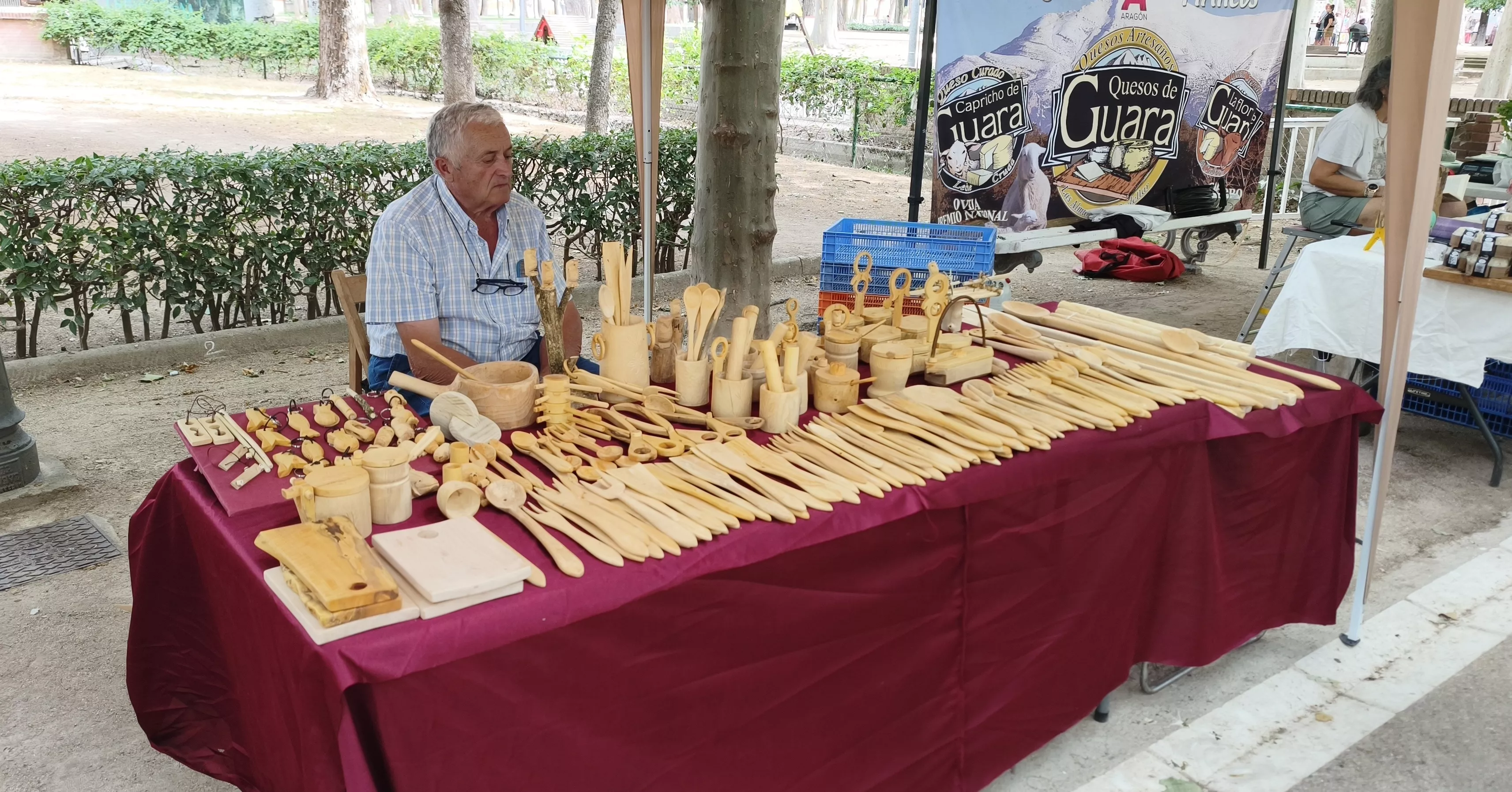 Mercado de artesanía de la Peña La Parrilla. Foto María José Sampietro Brosed